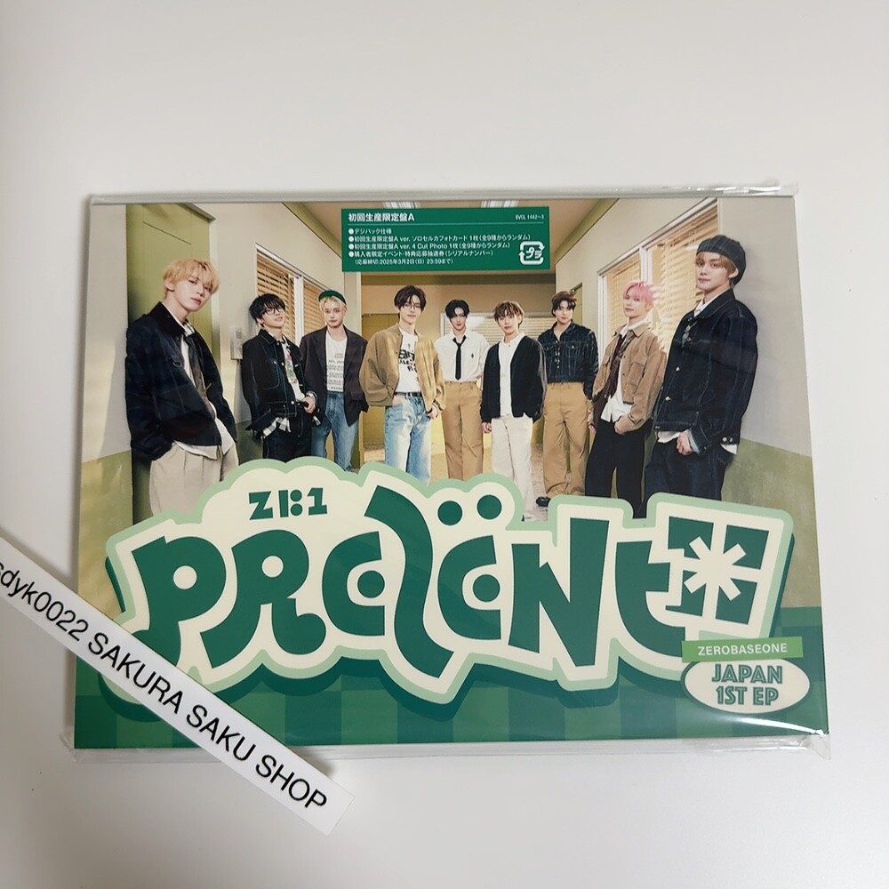 ZEROBASEONE PREZENT Limited Edition Type A CD + DVD Region 2 Japan 1st EP