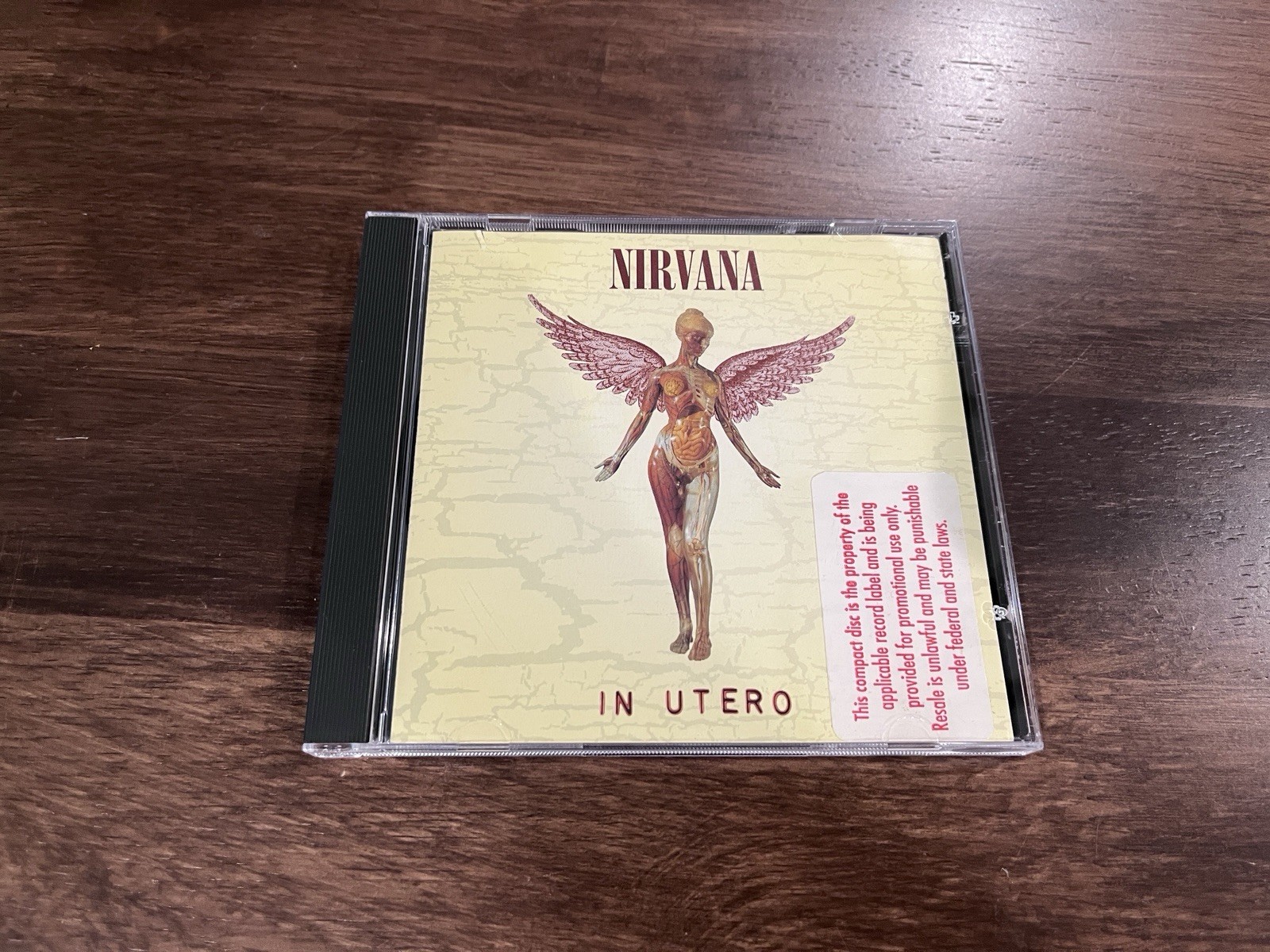 Nirvana – In Utero (CD, 1993) Geffen Records – Kurt Cobain Rare Promo