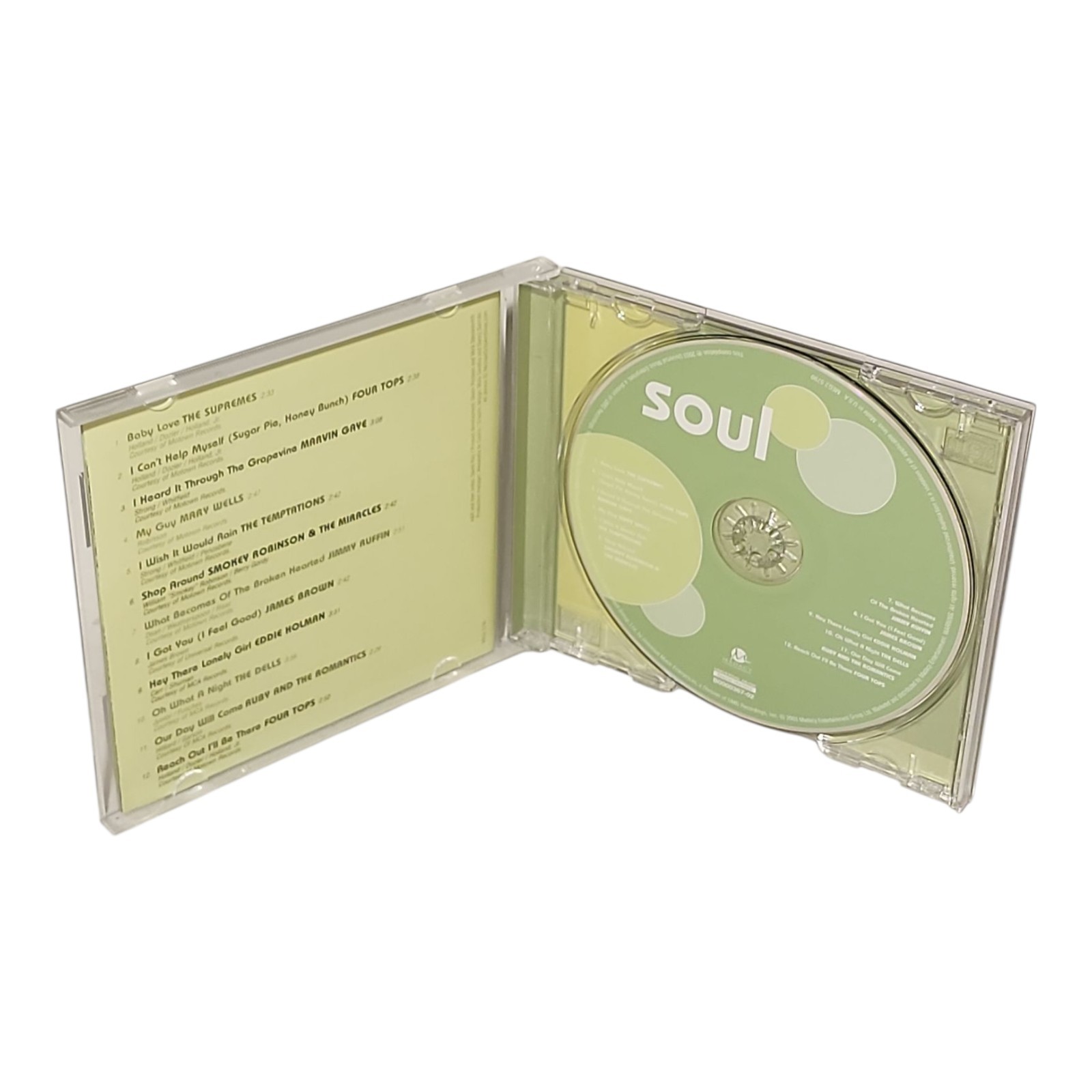 Soul R&B Hits CD Various Artists Hits James Brown, Four Tops, Supremes 2003