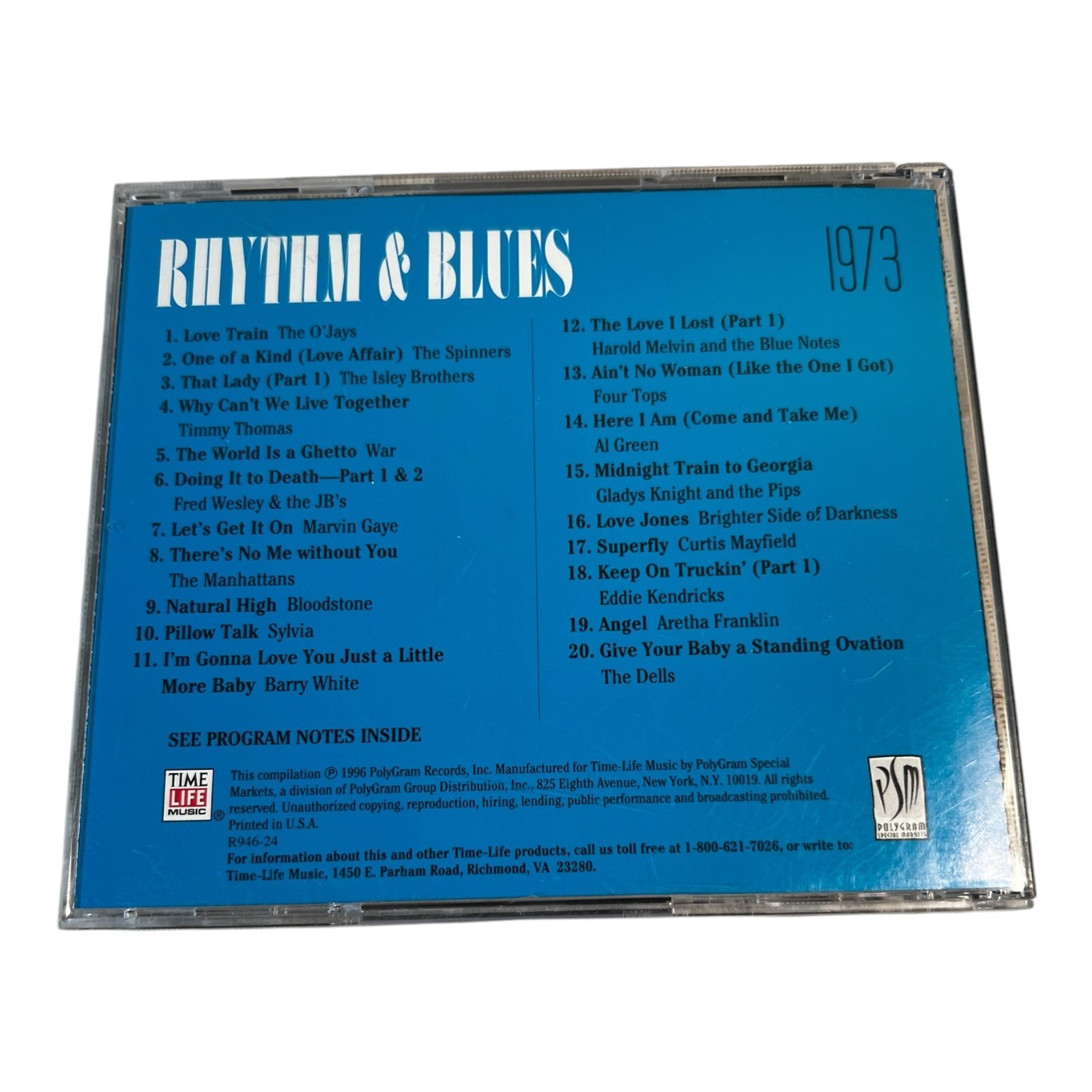 Time Life Rhythm & Blues Collection 5 CD Lot Motown Soul R&B Classics
