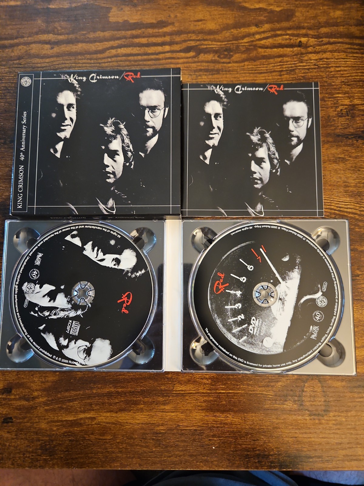 King Crimson – Red 40th Anniversary CD & DVD Digipak Like New W/ DVD Audio Disc