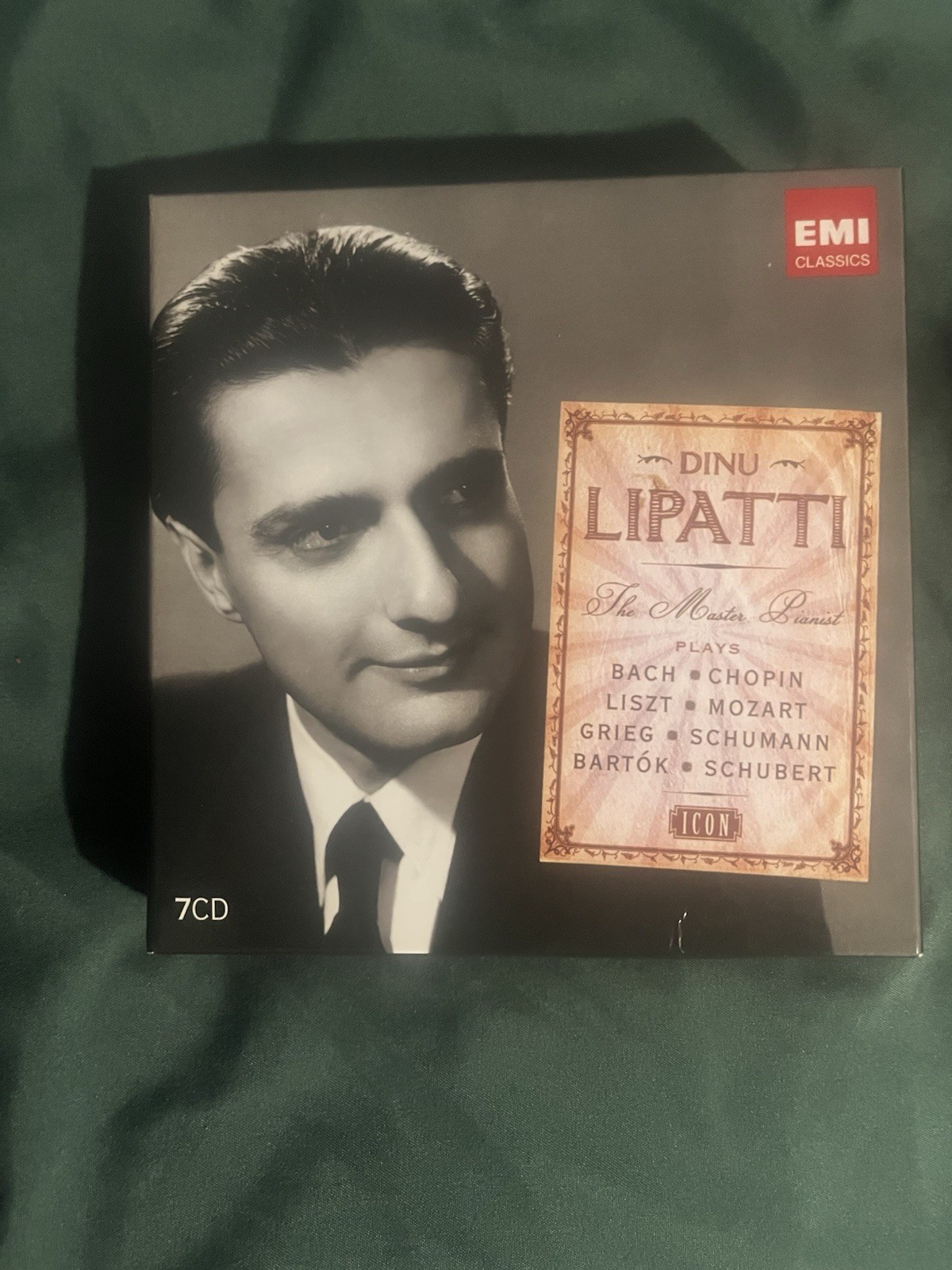 Icon: Dinu Lipatti 7 Disc Boxed Set The Master Pianist Cd Set with Manual New