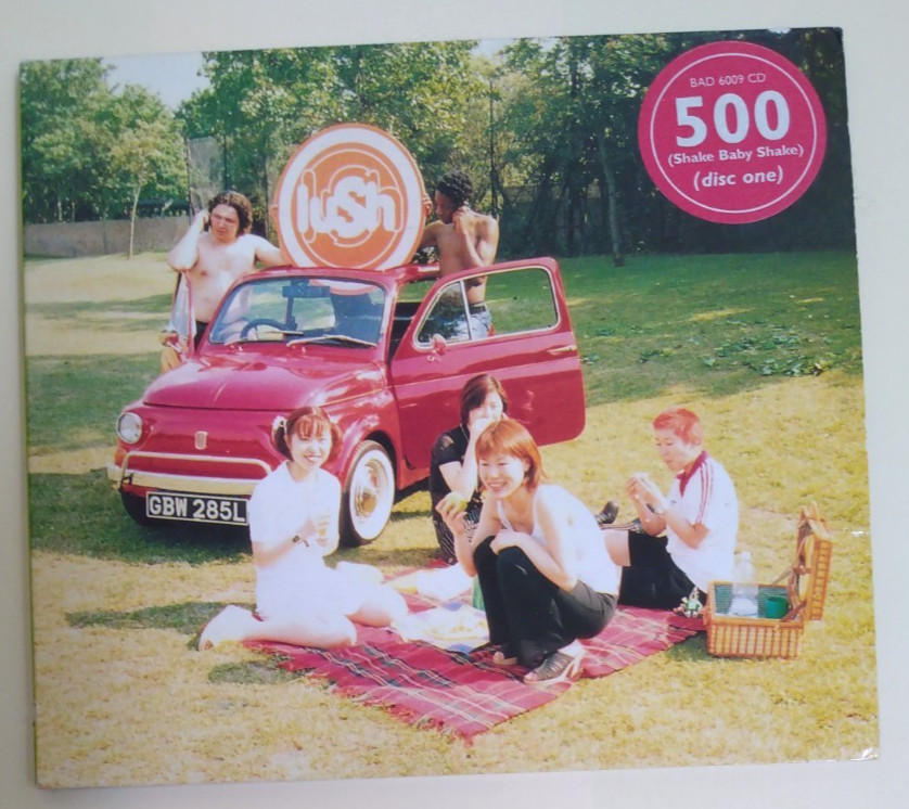 LUSH – 500 (shake baby shake) disc one CD single UK import 4AD EX shape shoegaze