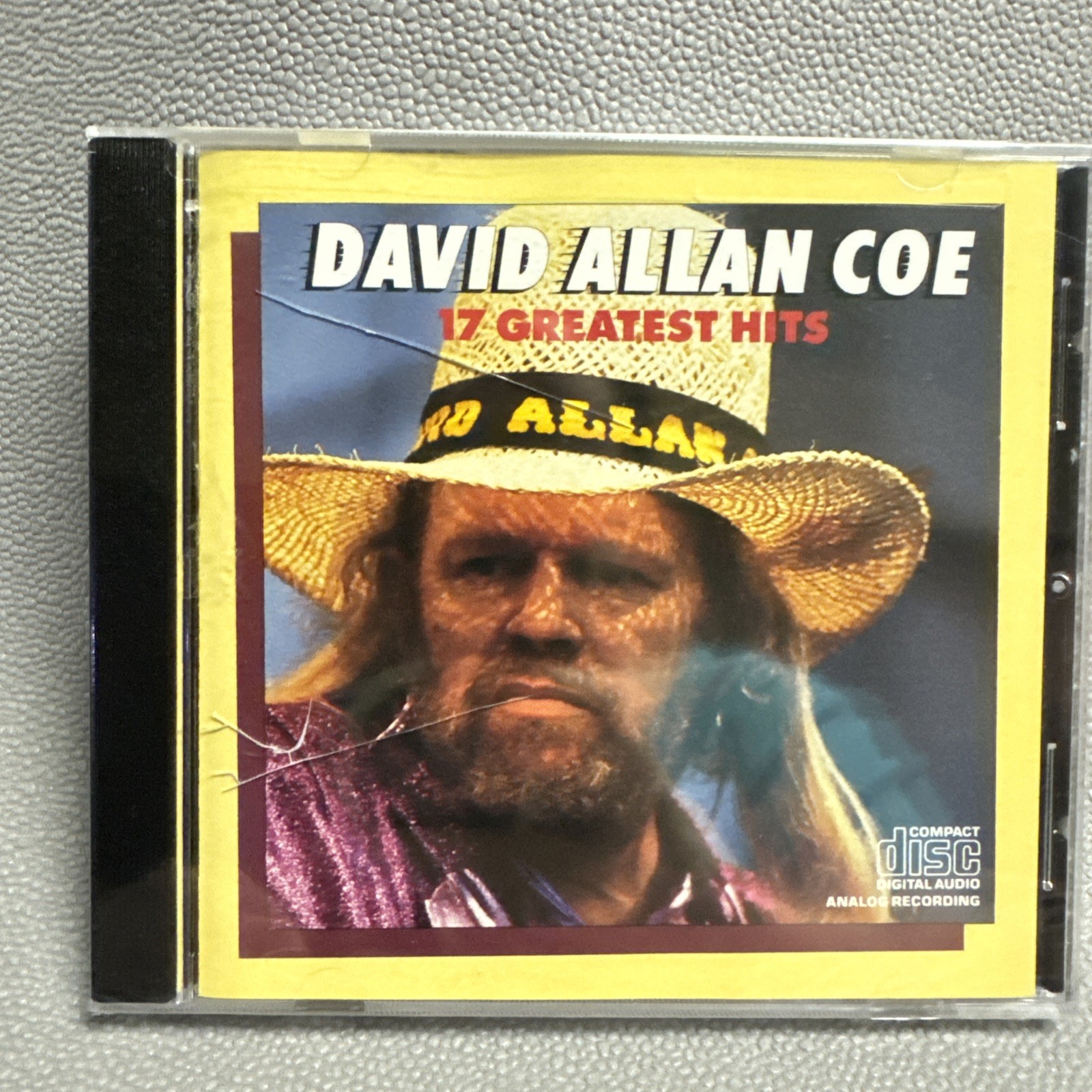 David Allen Coe: 17 Greatest Hits CD (1985) NEW Cracked Jewel Case Sealed