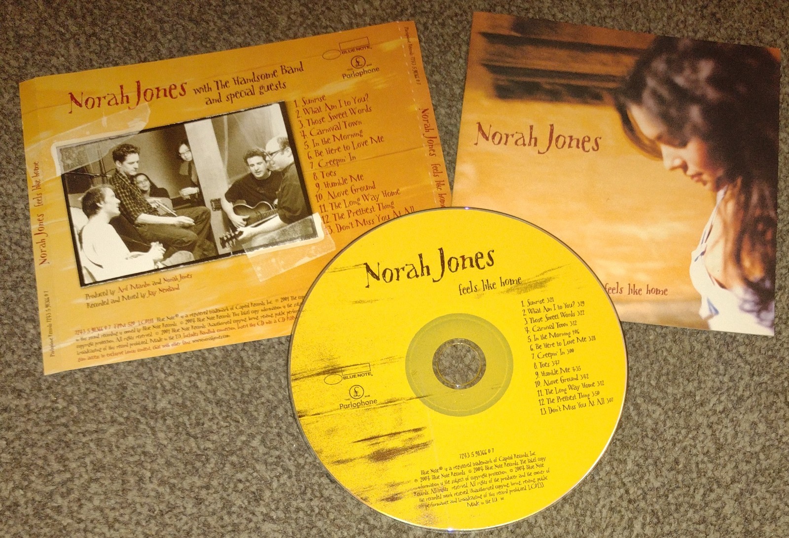 NORAH JONES- FEELS LIKE HOME CD 2004 *DISC & COVERS ONLY* pop soul jazz r&b