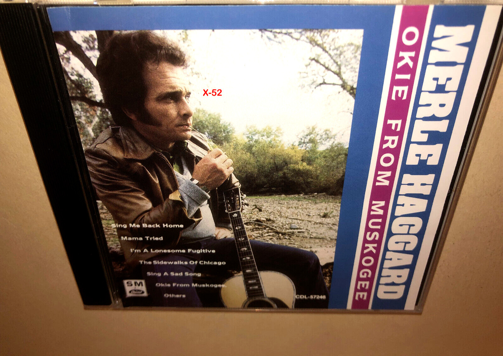 Merle Haggard CD Okie From Muskogee hits Sing Me Back Home Lonesome Fugitive