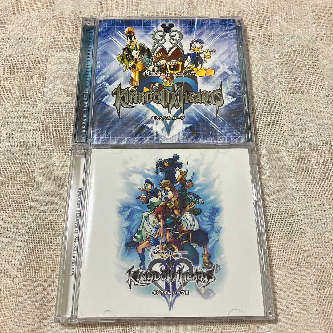 Kingdom Hearts Original Soundtrack 1 & 2 OST Set Lot Game Music CD Japan