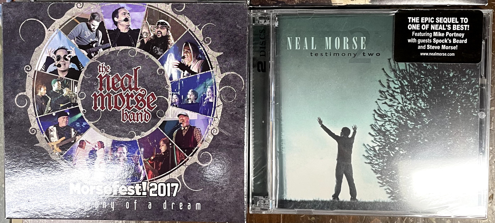 U Pick – 2 Neal Morse Albums: Testimony 2 (NEW) and Live Morsefest 2017 CD