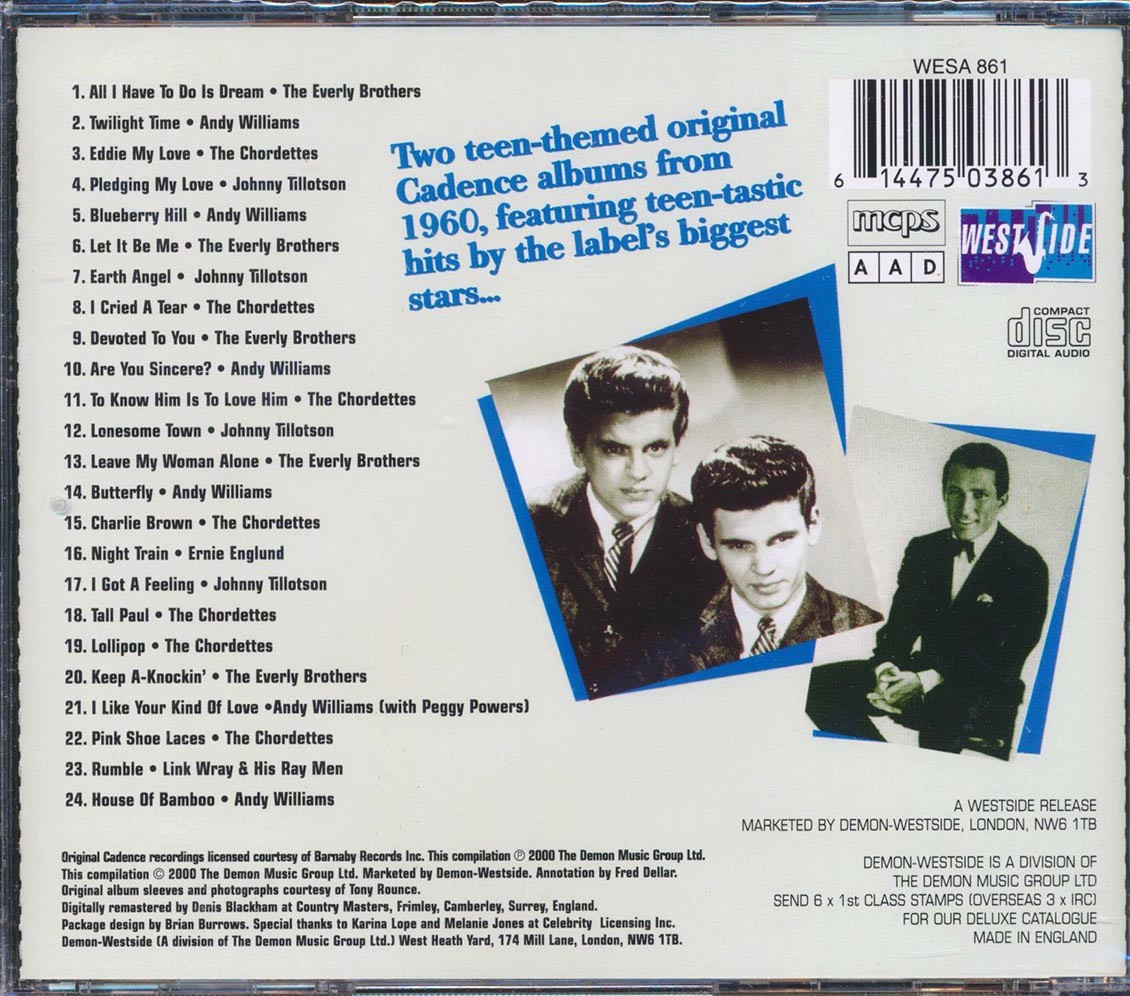 Rock A Ballads + Rock A Hits (2 albums on 1 CD) (CD) NEW