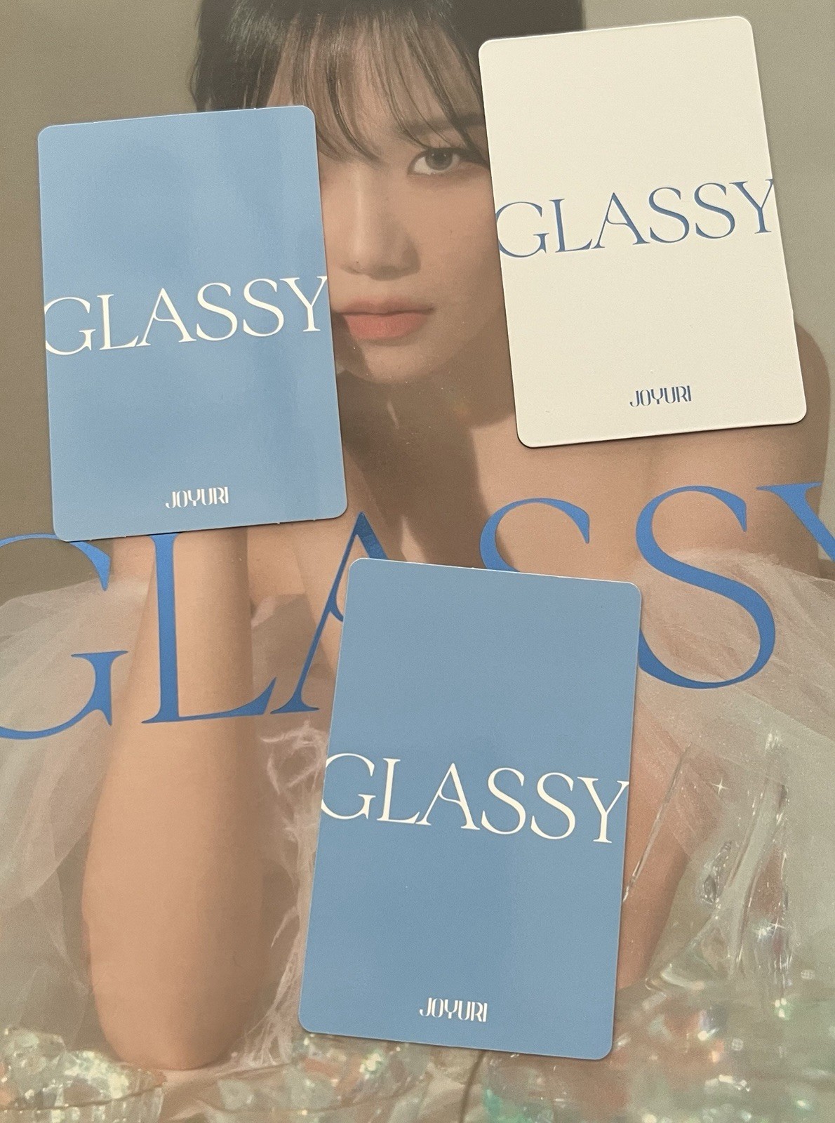 Jo Yuri- Glassy 1st Single Album- CD, Photo Book, 3 Photo Cards