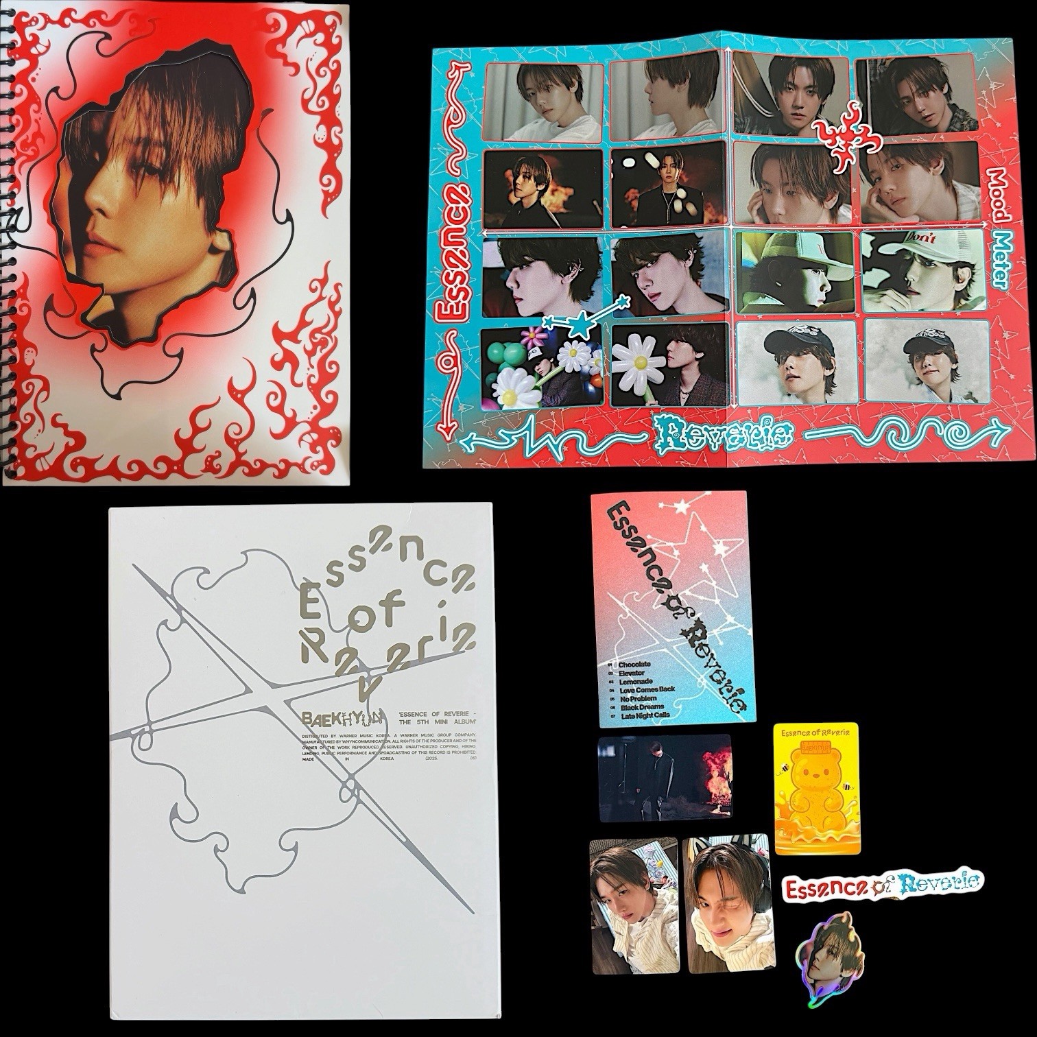 Baekhyun- Essence of Reverie – The 5th Mini Album Warner Korea CD Photo Book