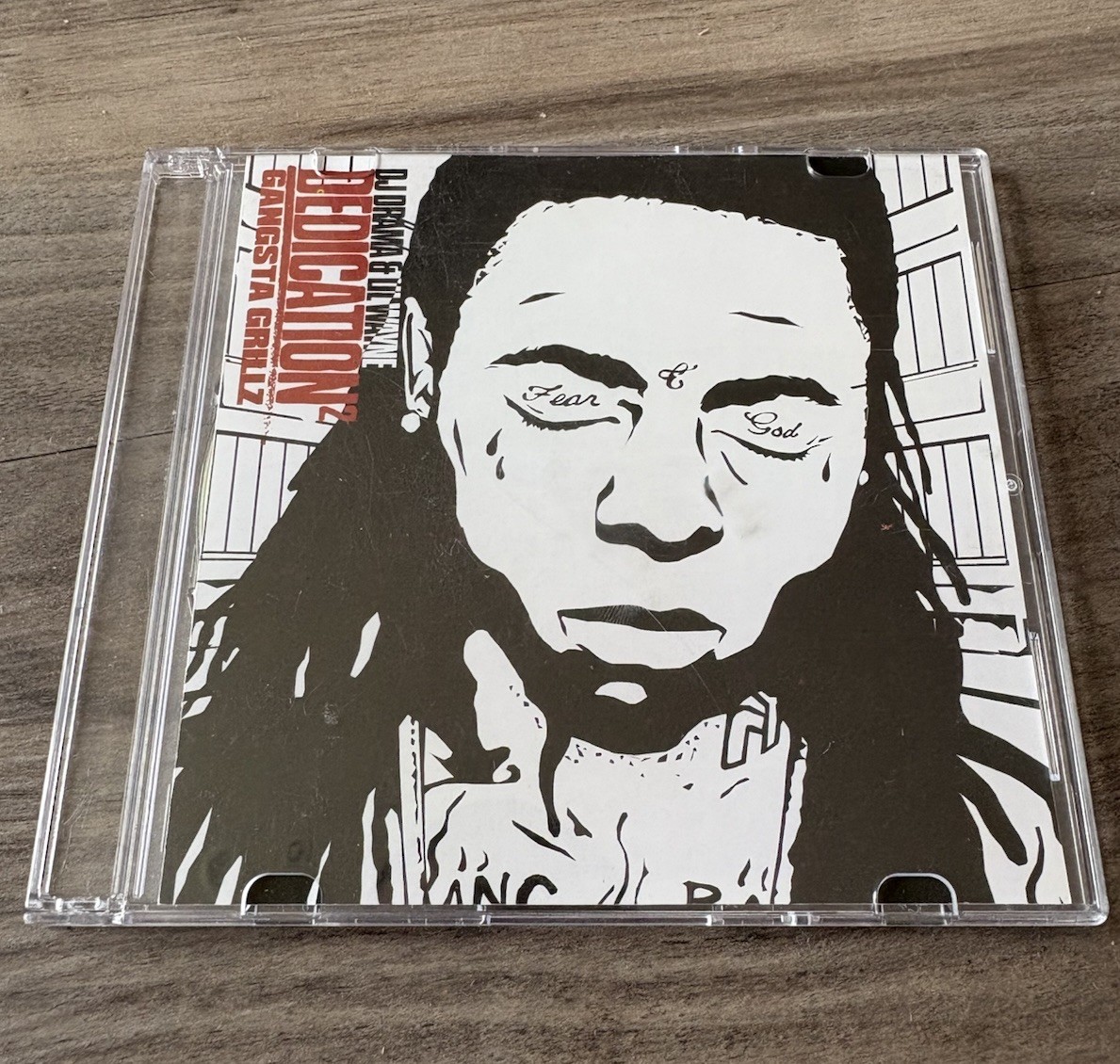 LIL WAYNE DJ DRAMA DEDICATION 2 MIXTAPE CD 2006 OG PRINT CURRENSY JUELZ SANTANA