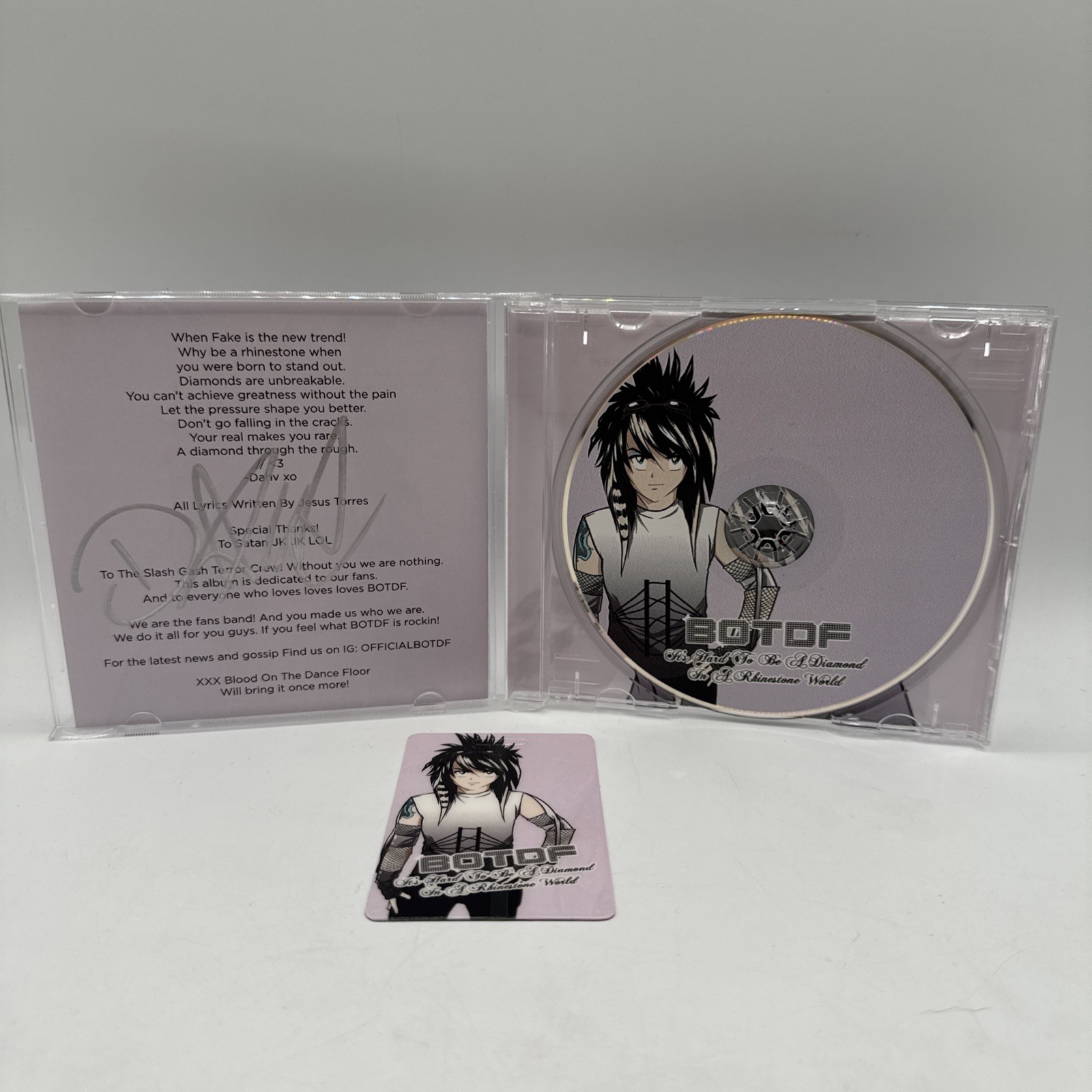 It’s Hard to be a Diamond in a Rhinestone World by BOTDF Autographed CD 2019