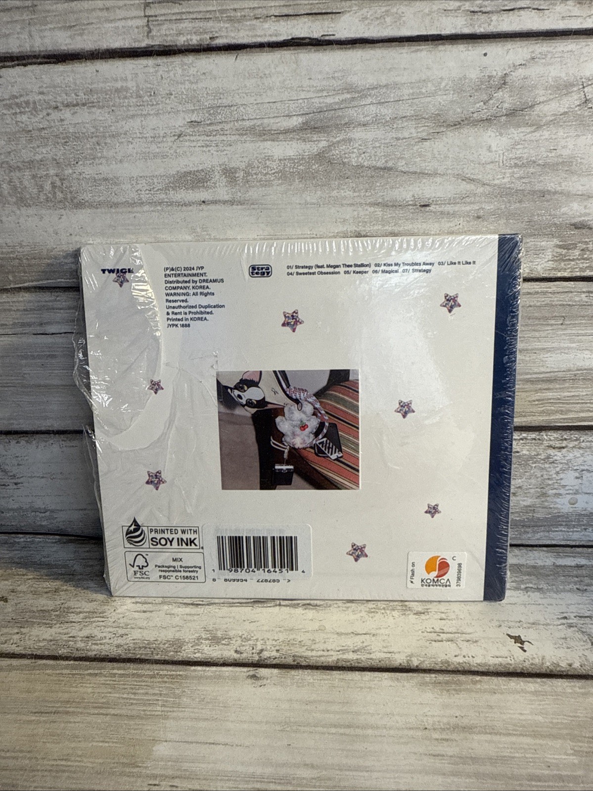 TWICE – Strategy (Step 4 Ver.) New CD Torn Shrink