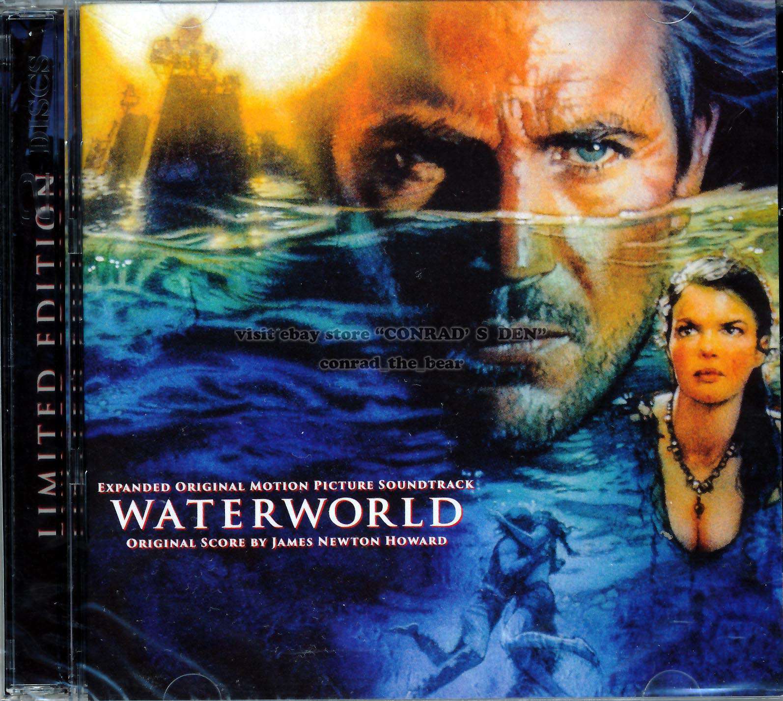 James Newton Howard “WATERWORLD” expanded score La-La Land 3000-Ltd 2CD SEALED
