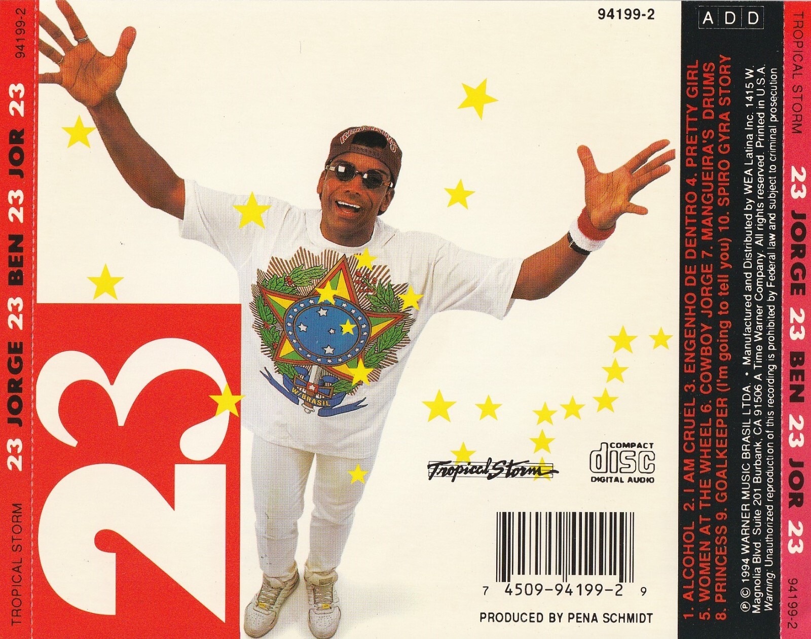 JORGE BEN JOR 23 brazil TOQUINHO GILBERTO GIL TRIO MOCOTO CAETANO VELOSO jazz !!