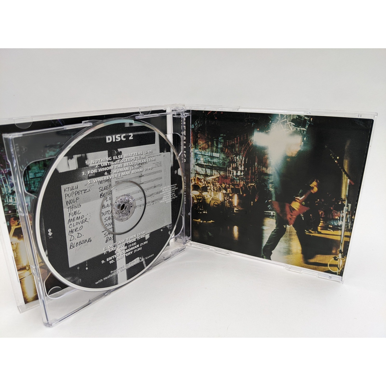 Metallica Black Album & S&M CD Album 2 Disc Set San Francisco Symphony Orchestra