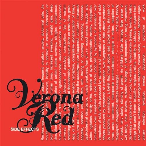 Verona Red – Side Effects CD ** Free Shipping**