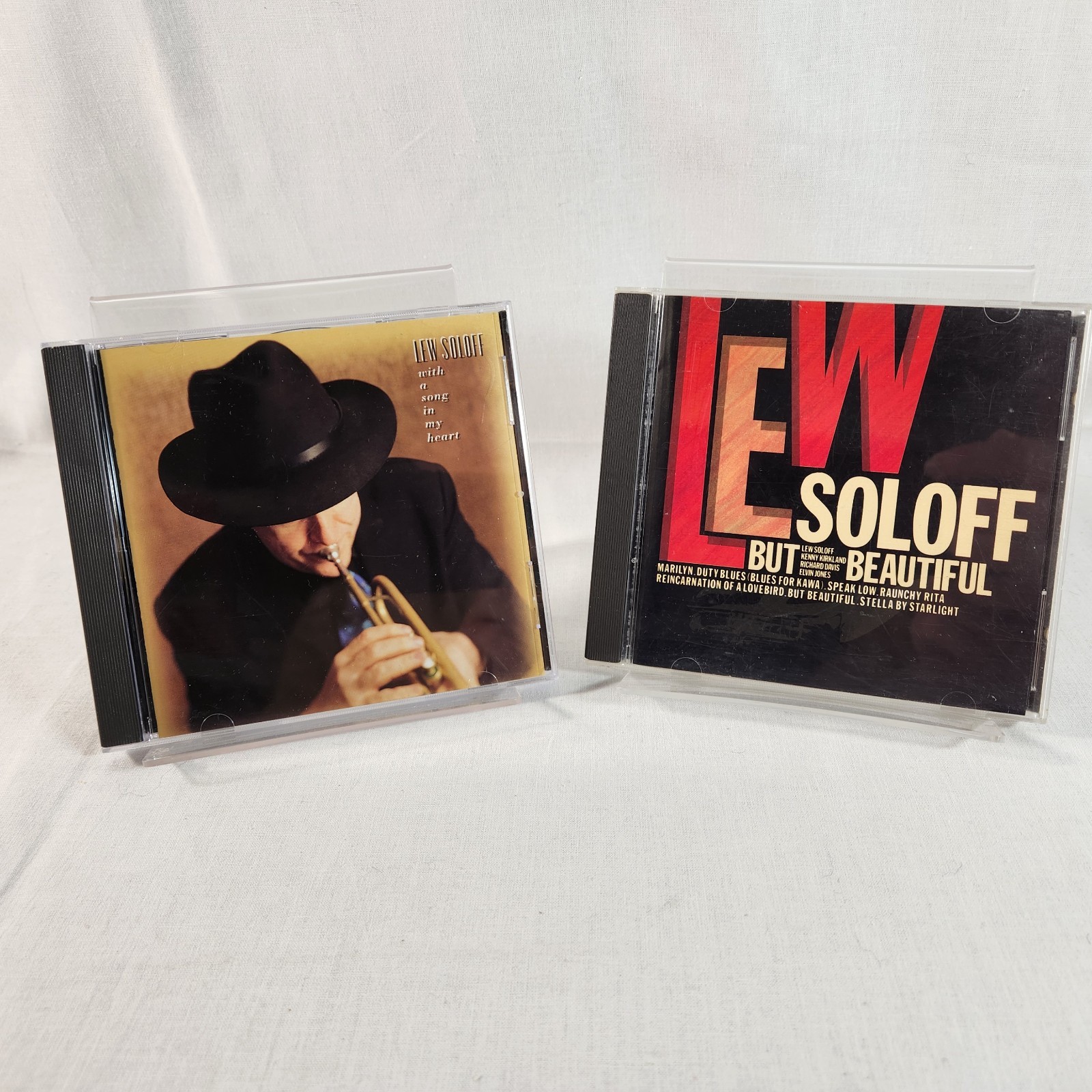 Lew Soloff – But Beautiful + With A Song in My Heart 2 CD LOT Trumpet Jazz NM