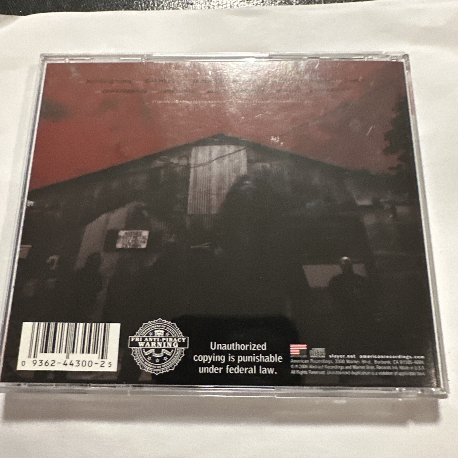 Slayer – Christ Illusion CD 2006 American Recordings – 9362-44300-2 [Original]