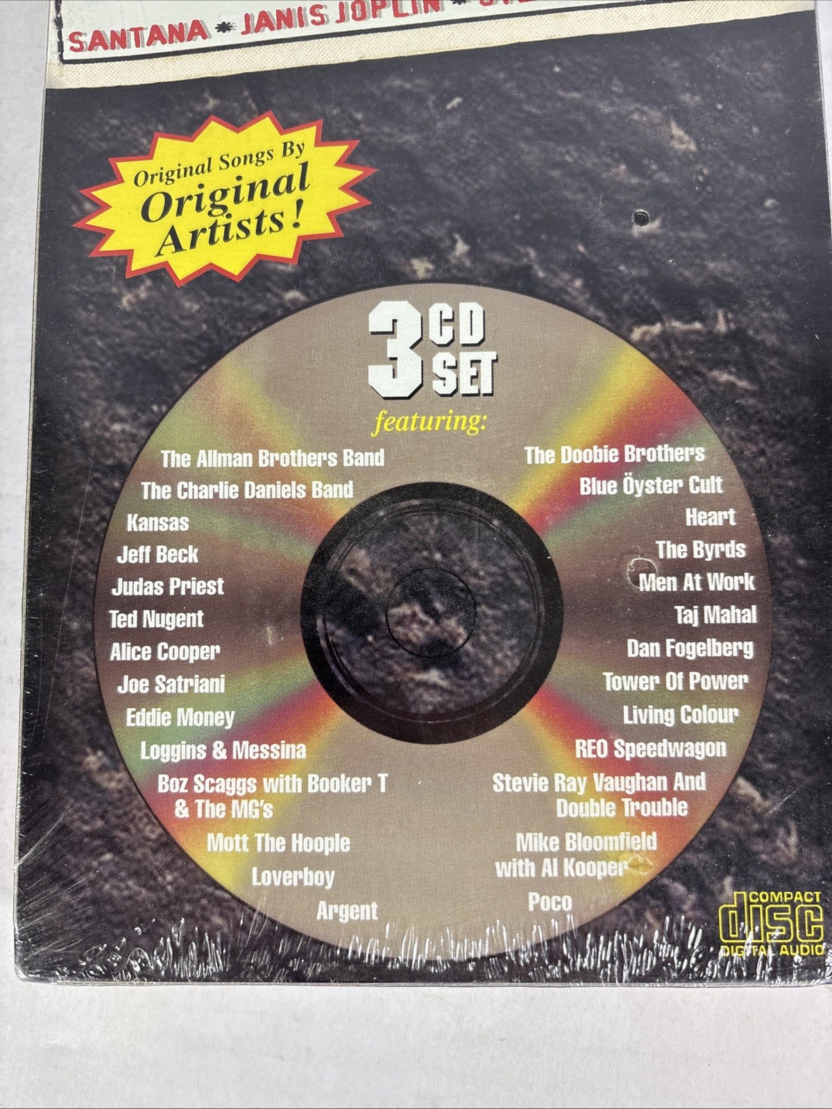 Live Concert Rock Classics [Slipcase] by Various Artists (CD, Aug-2001, 3 Discs