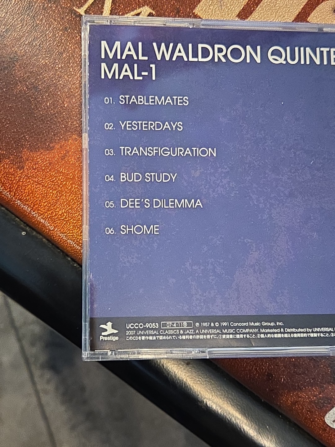 Mal Waldron Quintet Mal-1 Japan CD w/ OBI UCCO 9053 Prestige Limited Edition