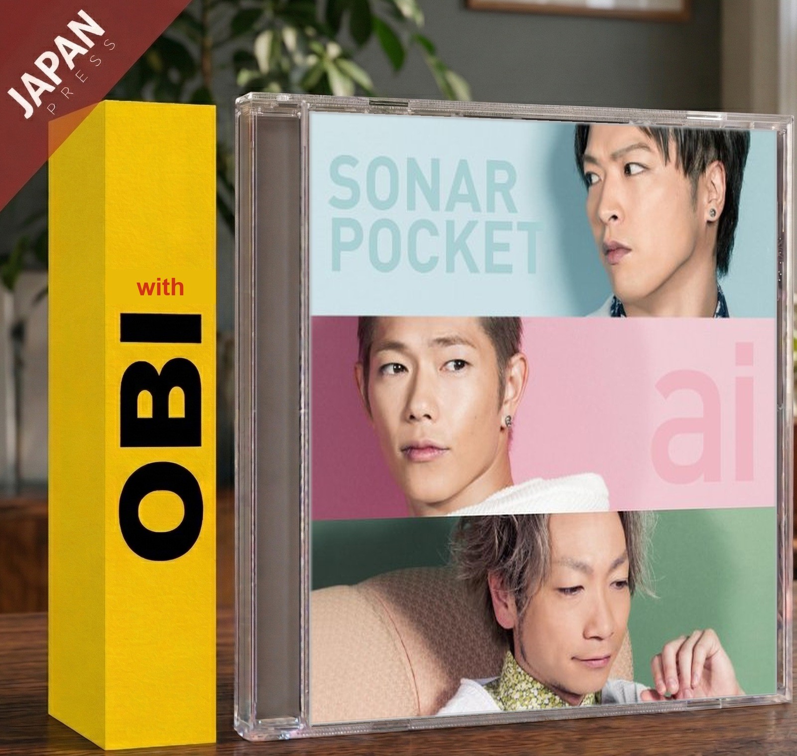 Sonar Pocket – ai(First Press Limited)(w/DVD) w/OBI CD Japan Import J-Pop