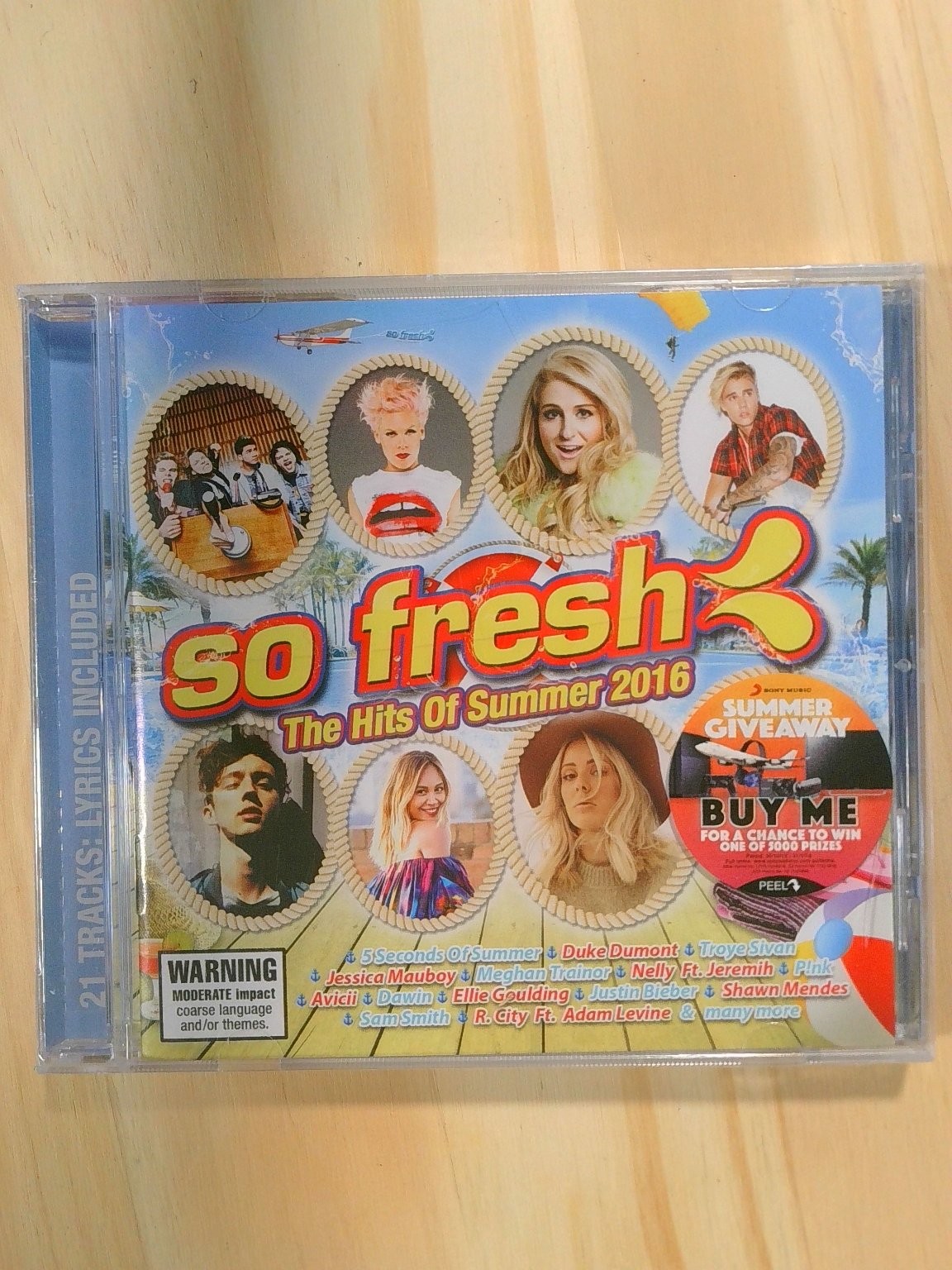 So Fresh The Hits Of Summer 2016 CD Pop Dance R&B Universal Music