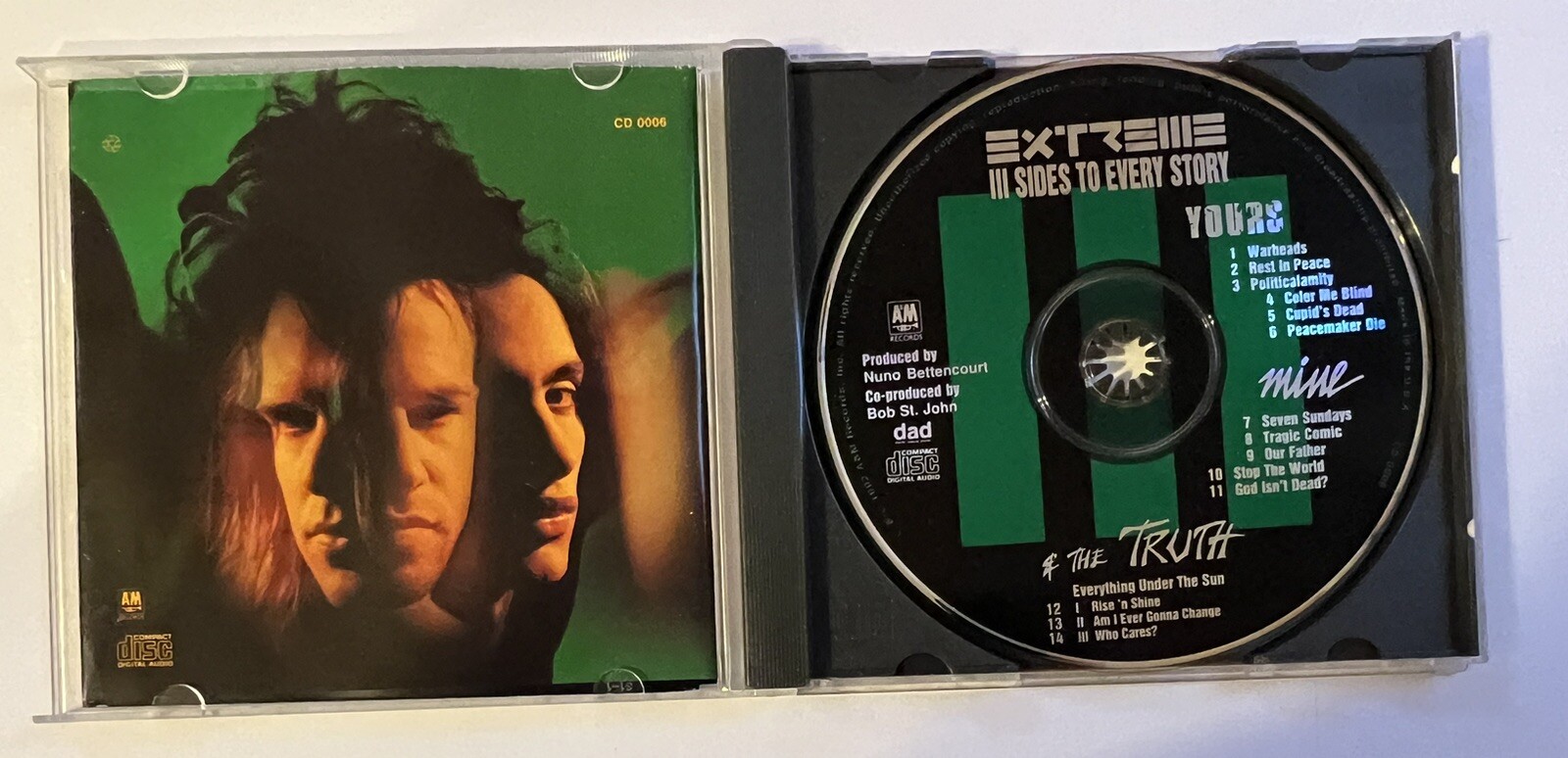III Sides to Every Story (Jewel Box) by Extreme (CD, 1992) A&M Records CD 0006