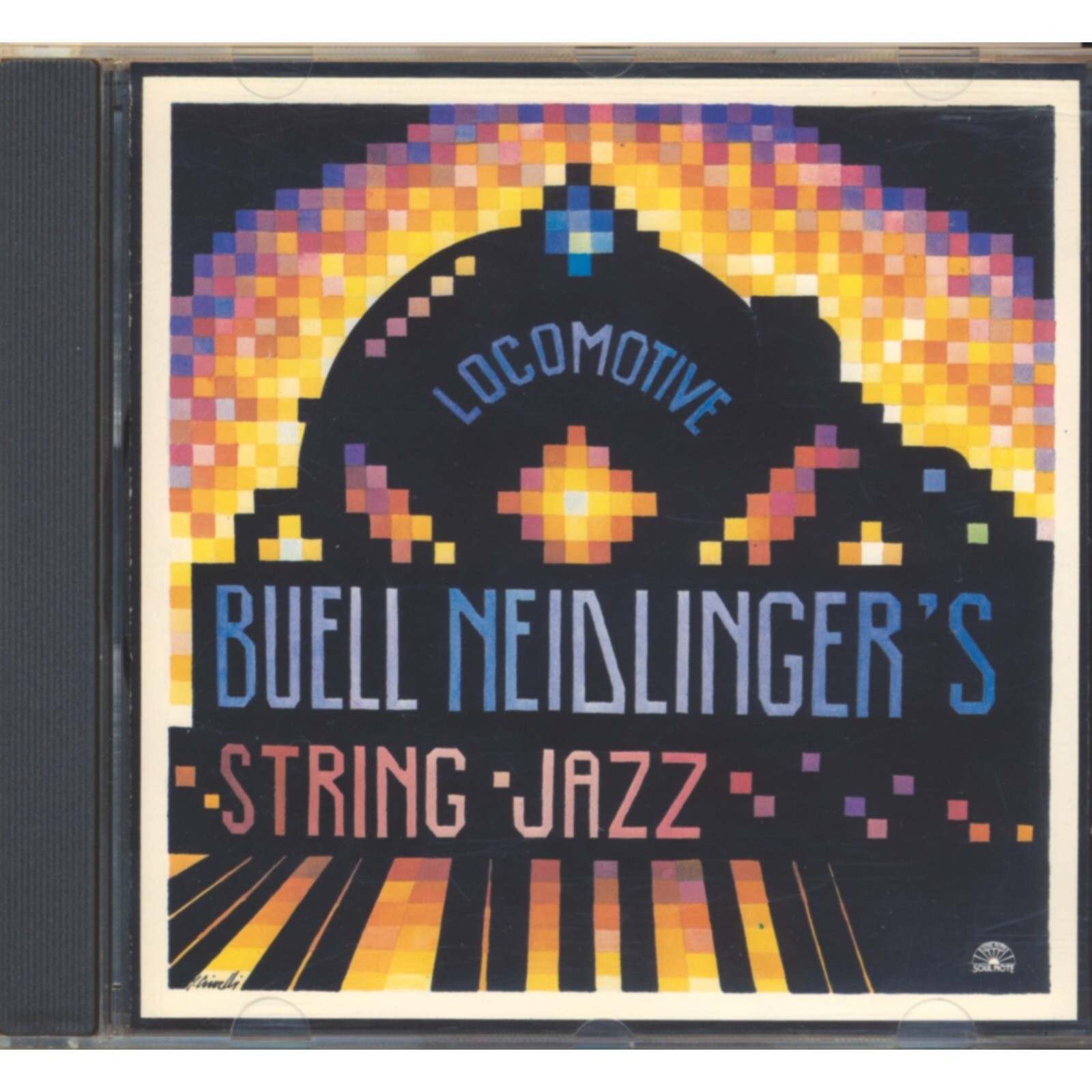 Locomotive, Buell Nedlinger’s String Jazz, Soul Note 121161-2 USA 1988 CD.