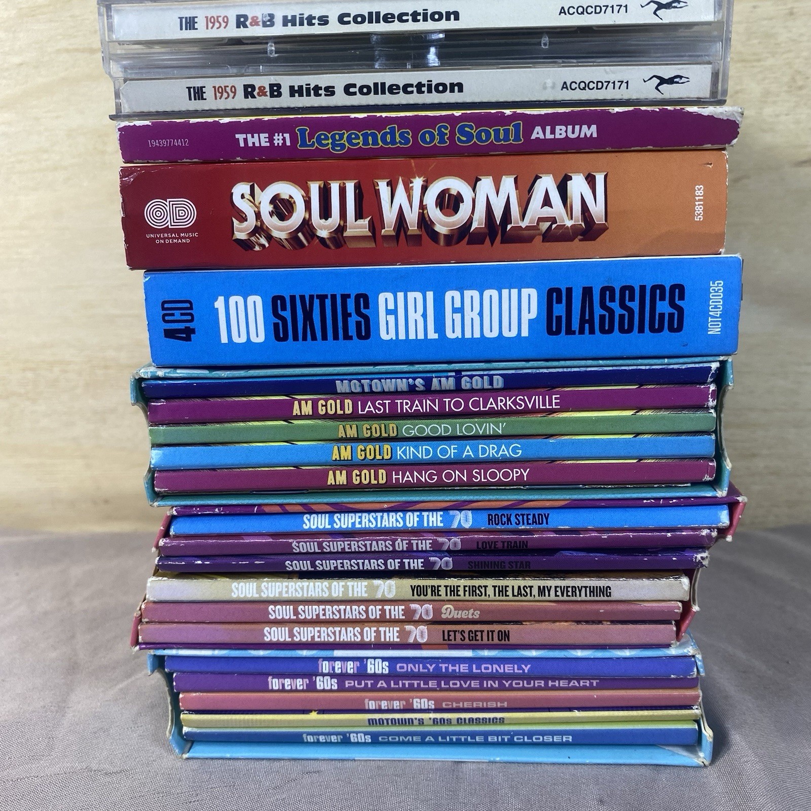Soul Superstars of the 50s,60s,70s (Various Artists) Set Of 6 CDs