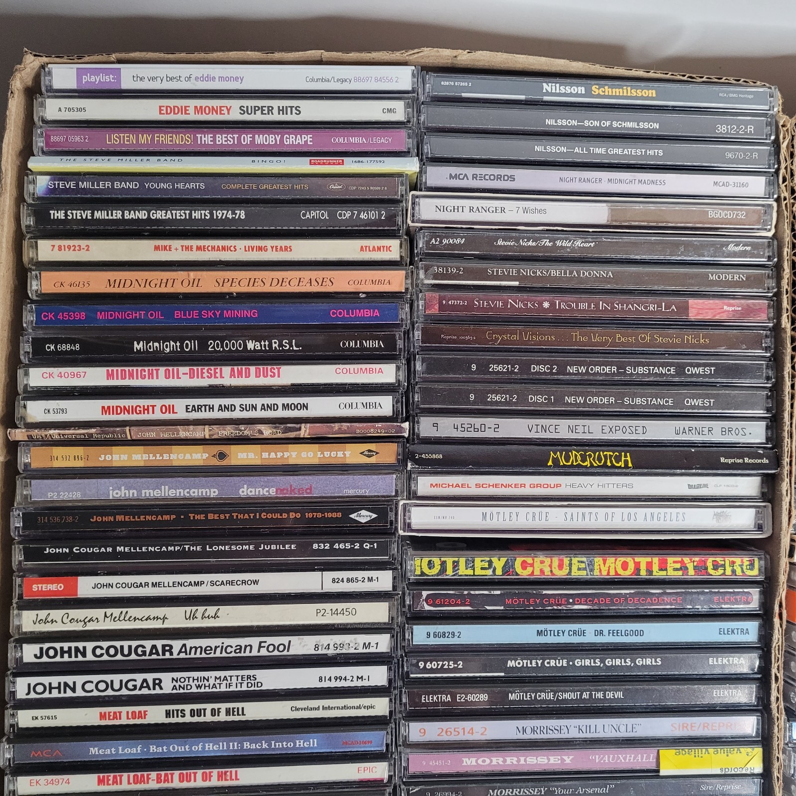 M-R Classic Hard Rock Prog Garage New Wave 80’s 70’s Build Your Own CD Lot A-Z
