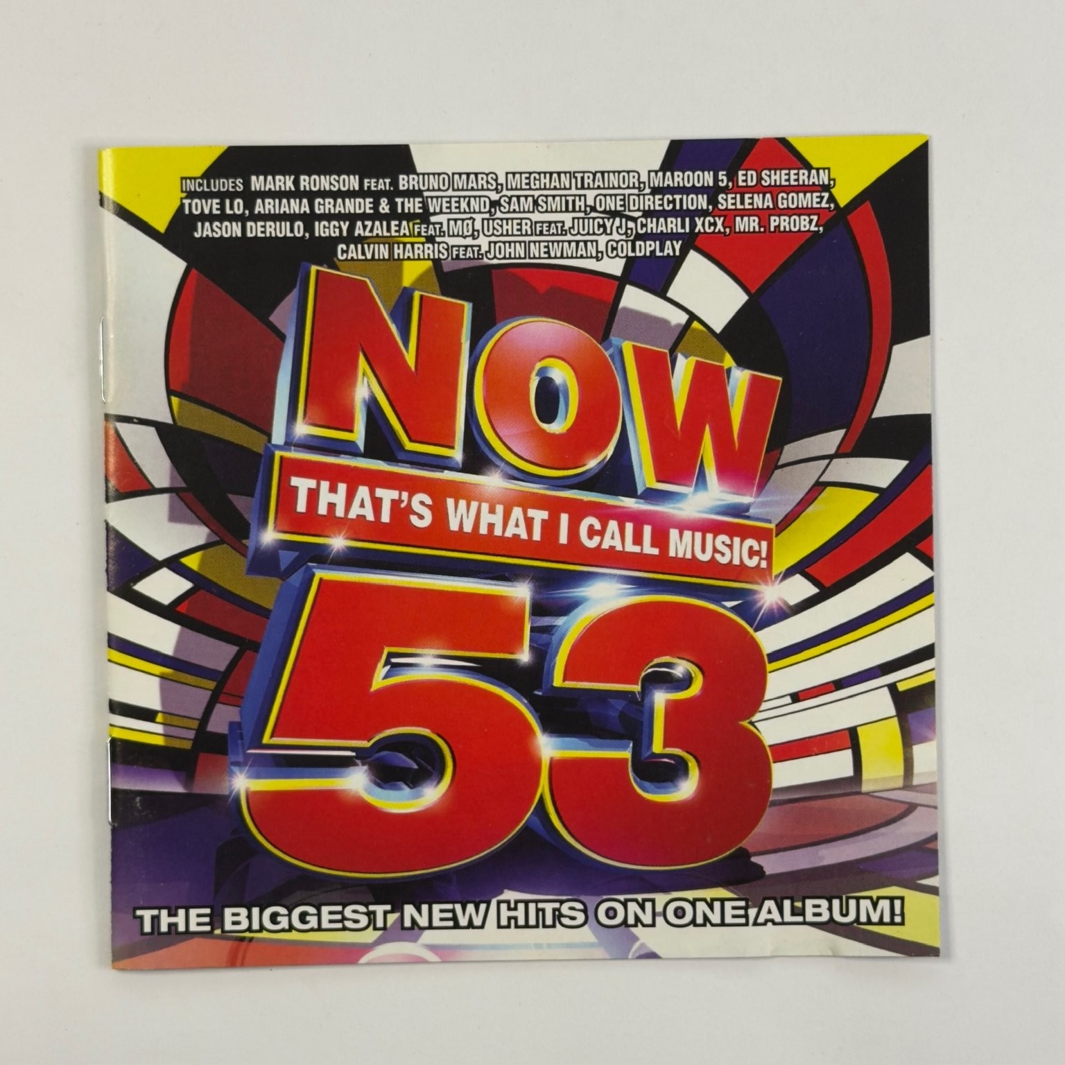 VARIOUS – NOW 53 CD 2015 Pop Dance R&B Hits Compilation Universal Sony