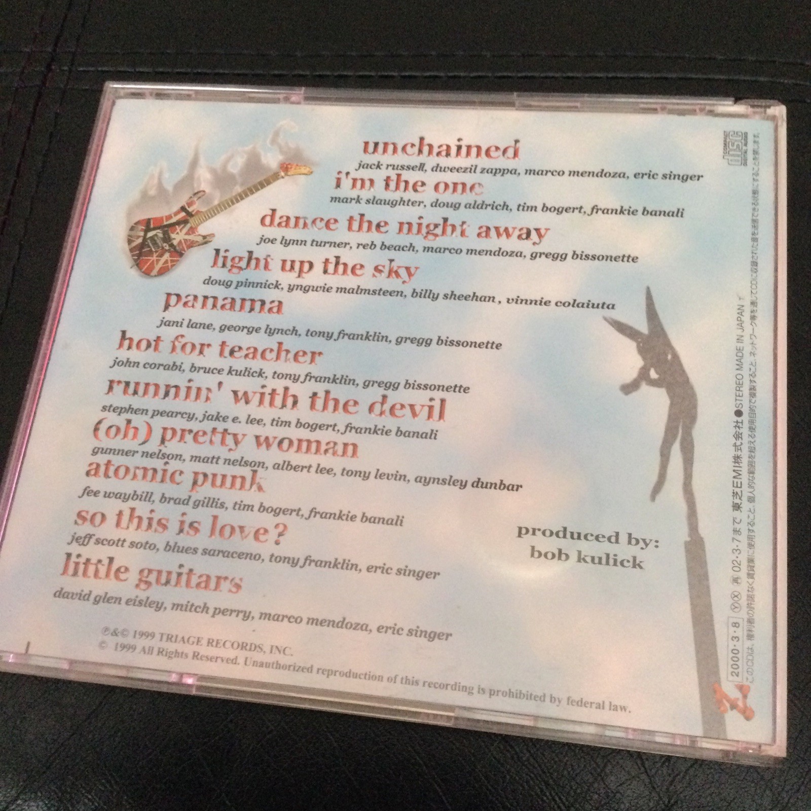 Tribute To Van Halen 2000 Japanese Cd TOCP-65353 No OBI