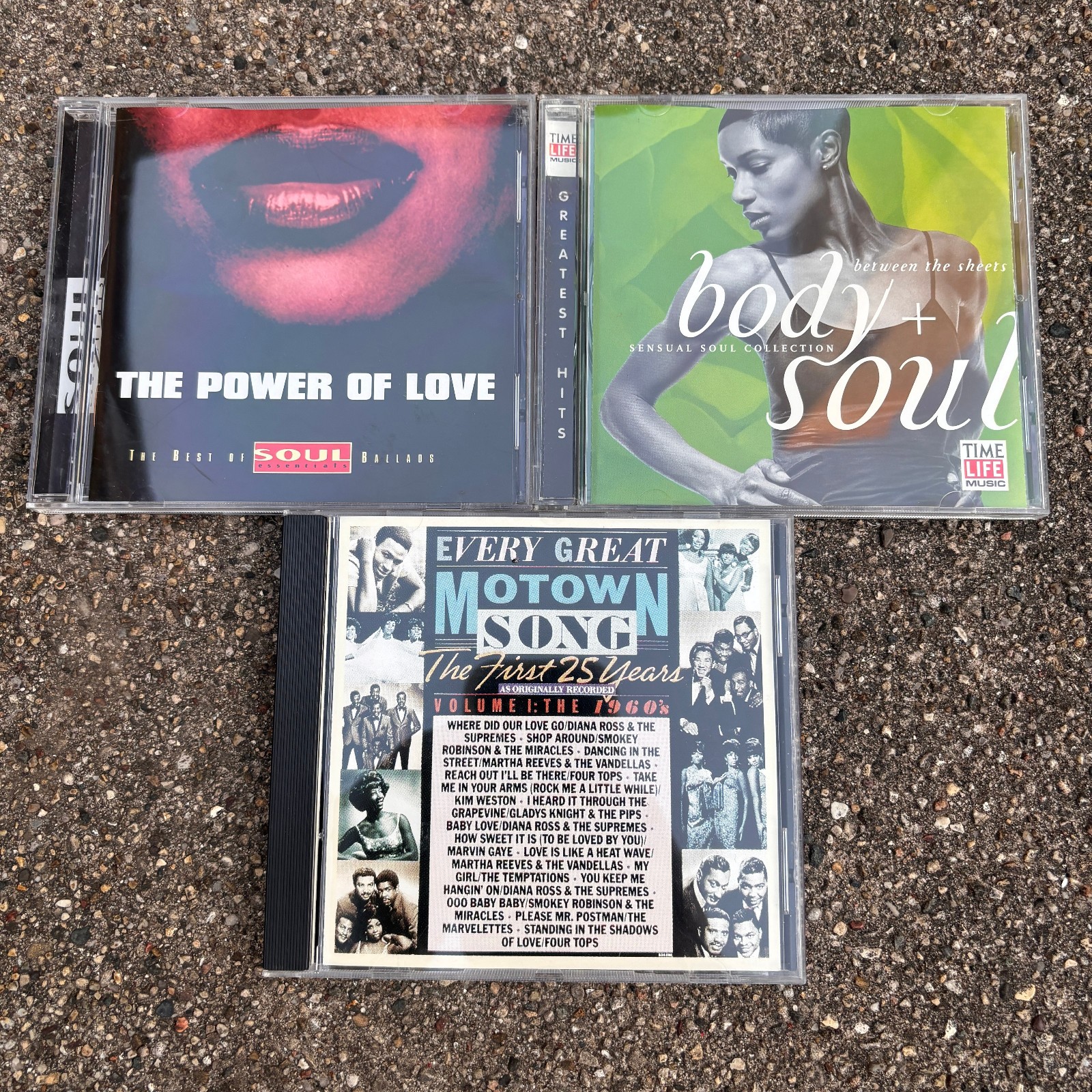 Soul + R&B 3 CD Lot: Best Soul Ballads, Body + Soul Collection, Motown First 25