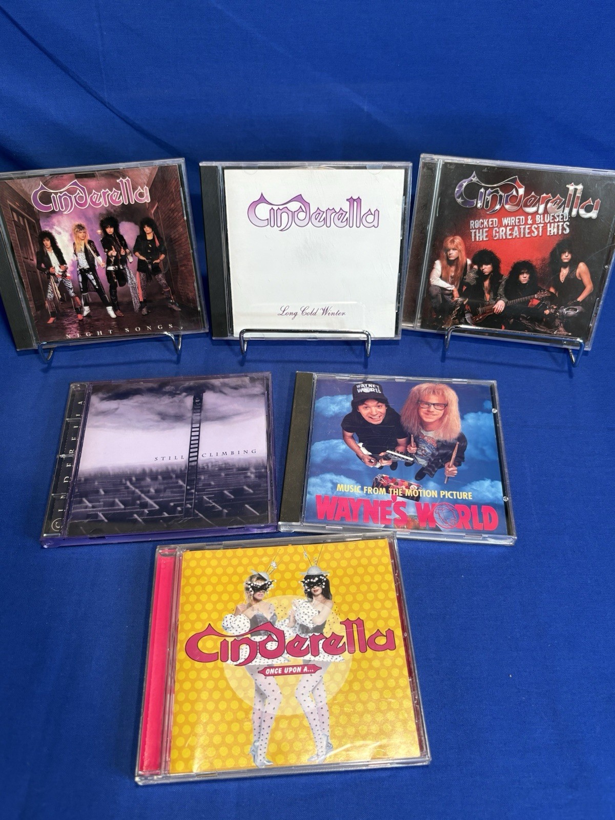 CD Lot Of 6 CDs Cinderella Long Cold Winter Night Songs Once Upon A Rocked Wired