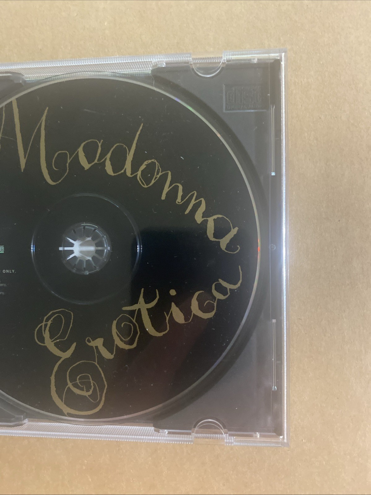 Madonna – Erotica – Used Promo 3-Track CD Single – US 1992 Maverick – Like New