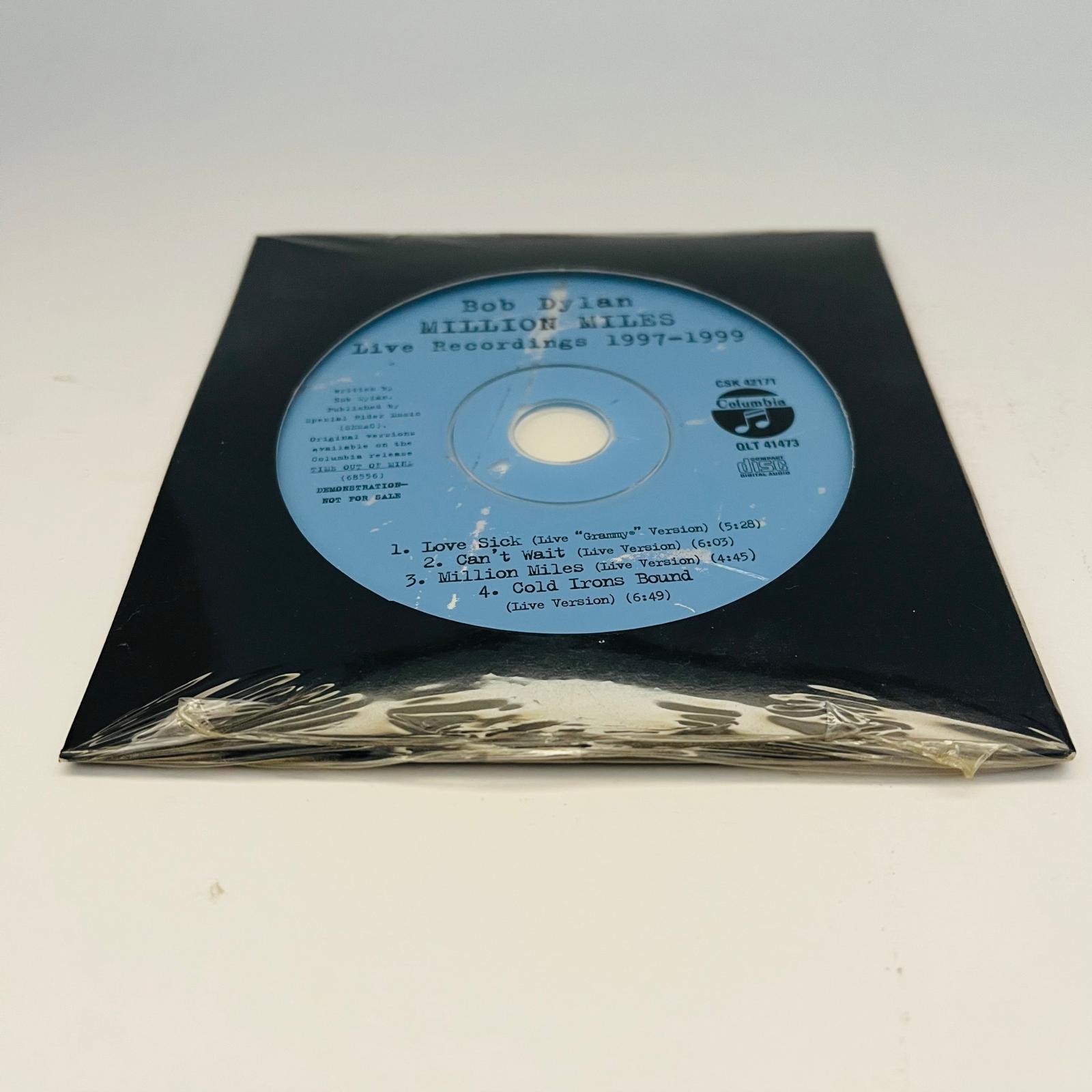 Bob Dylan Million Miles Live Recordings 1997-1999 CD SEALED Rare Promo 4-Song EP