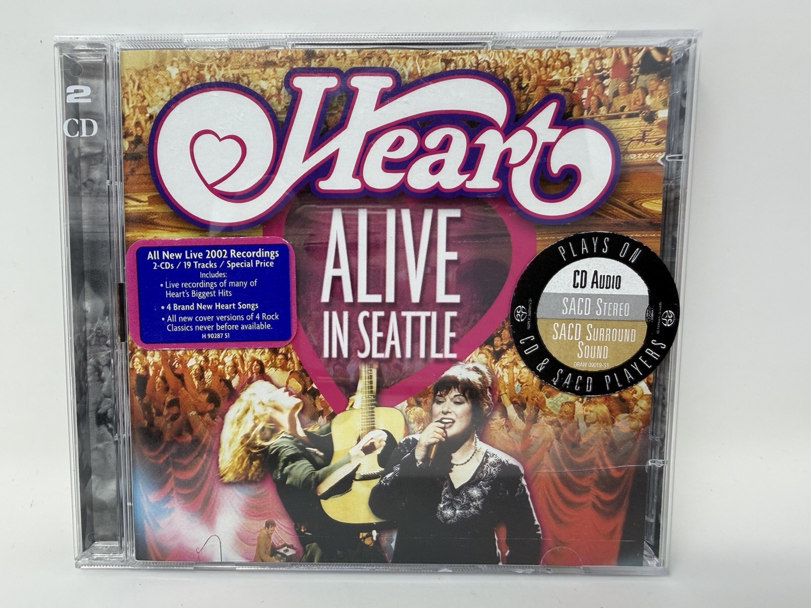 Heart – Alive In Seattle CD SACD Epic 2003 Double Live Set – MINT Discs!