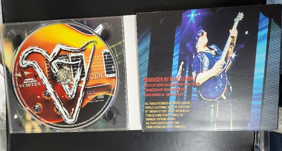Neal Schon of Journey Vortex 2 CD DIGIPAK 2015 MASCOT Album