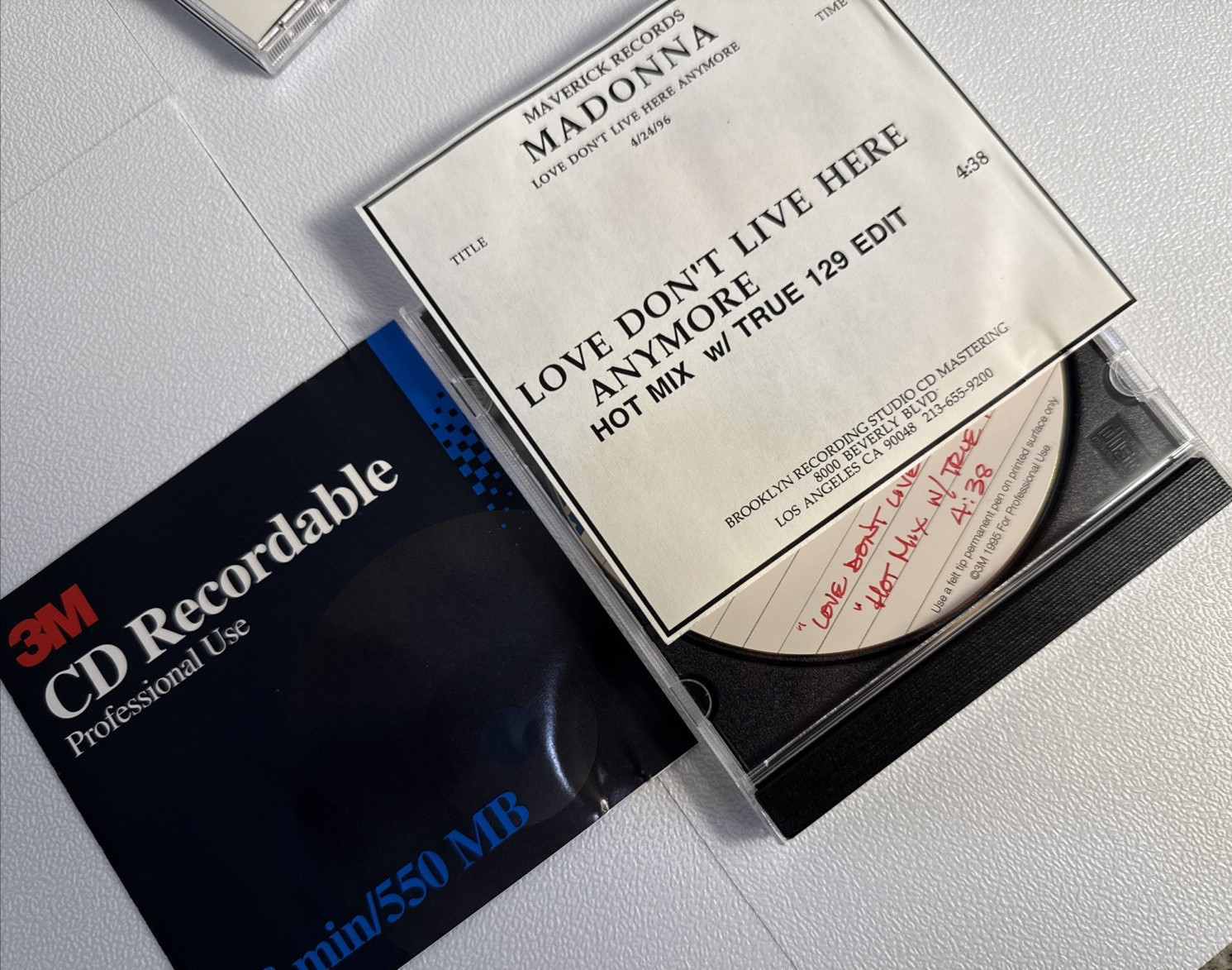 MADONNA Love Don’t Live Here Anymore 2-CD Promo Lot / Radio DJ CD-R Acetate