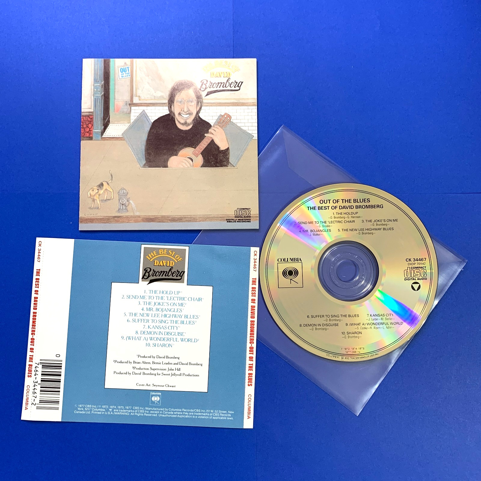 David Bromberg – The Best of Out of the Blues (CD, 1986) – NO CASE