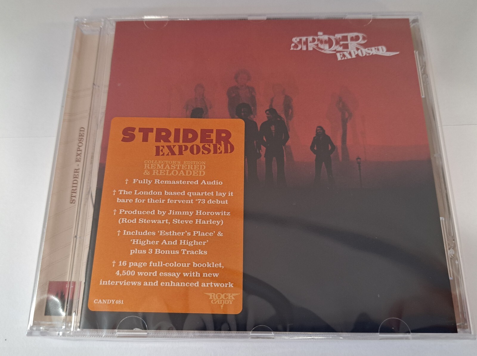 Strider Exposed New CD Rock Candy Remastered Hard Rock