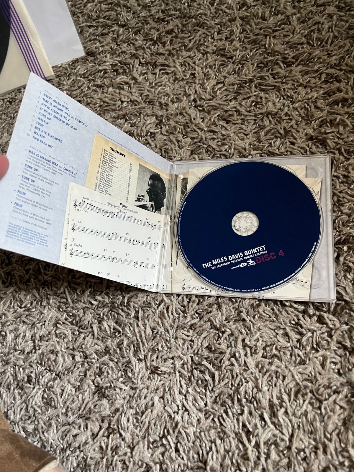 MILES DAVIS THE LEGENDARY PRESTIGE QUINTET LIVE CD RARE OOP LIMITED BONUS DISC