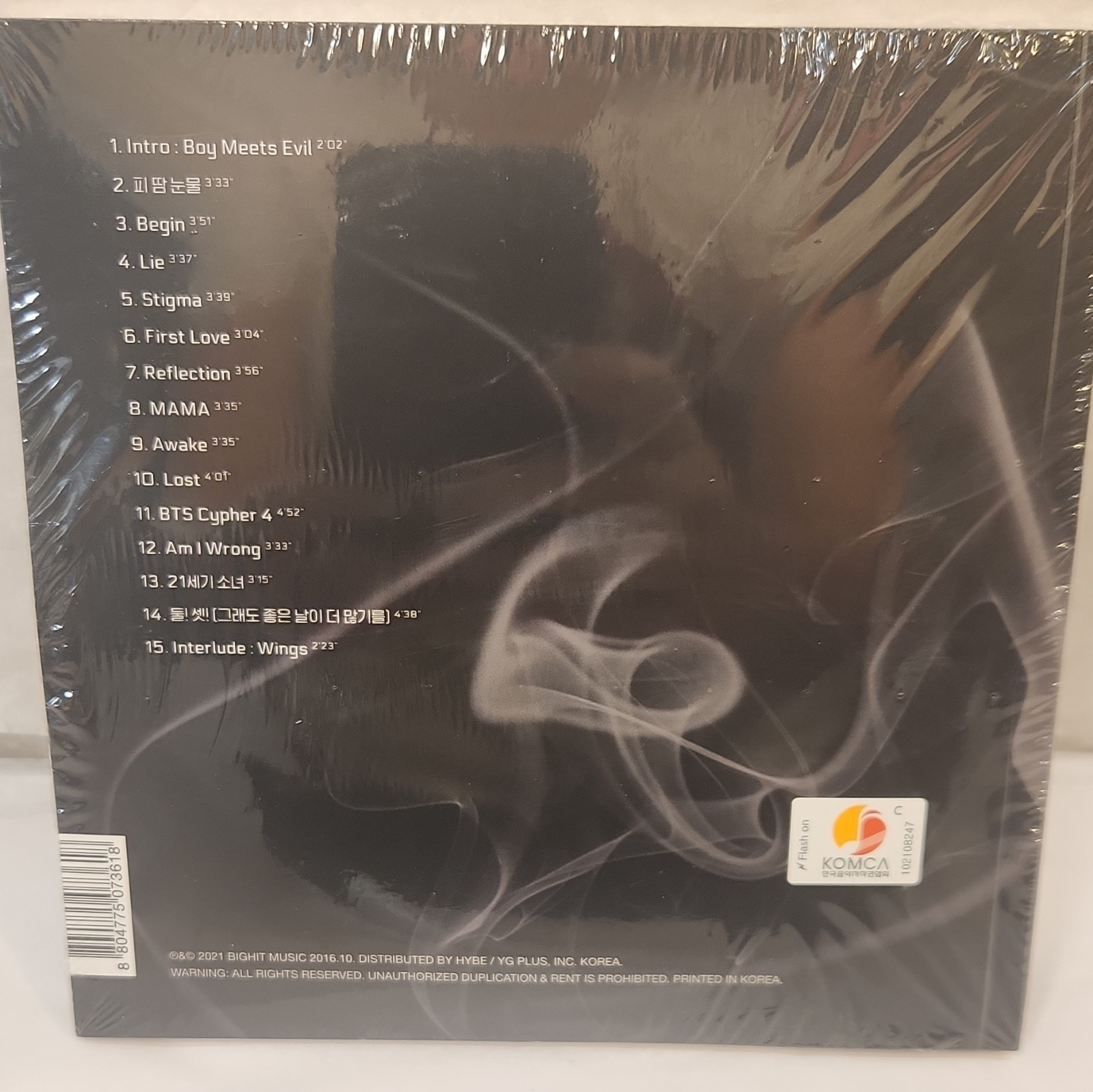 K-POP BTS 2nd Album (CD + 96p Photobook + Photocard) – NEW (Seal damage)