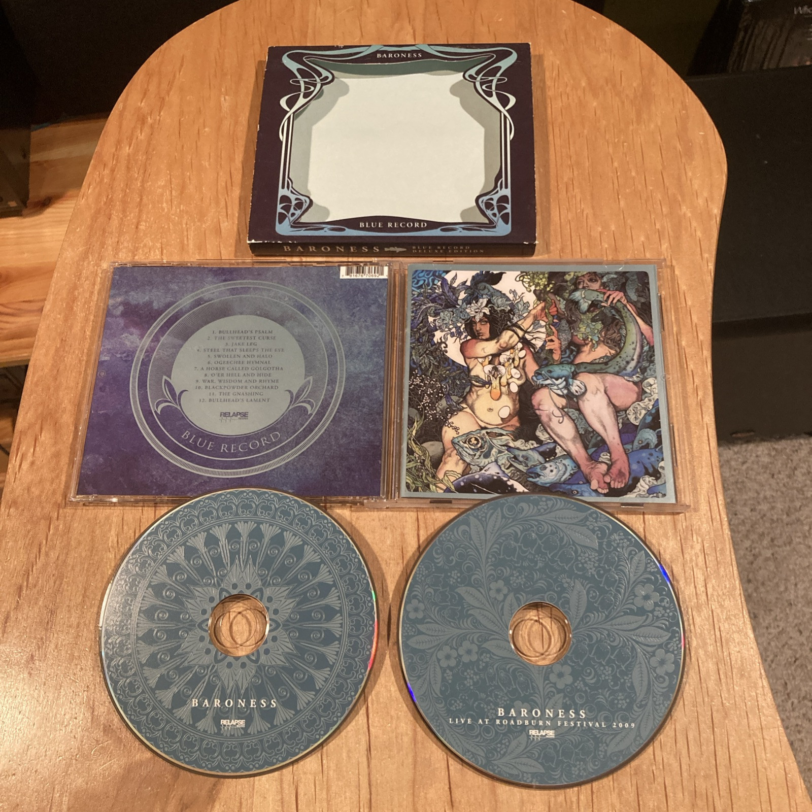 Baroness – Blue Record / Live At Roadburn 2CD Ltd US press mastodon kylesa sword