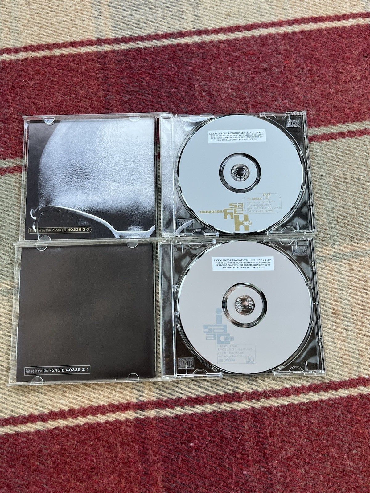 Isaac Hayes CD lot. Promotional/ Legal notice