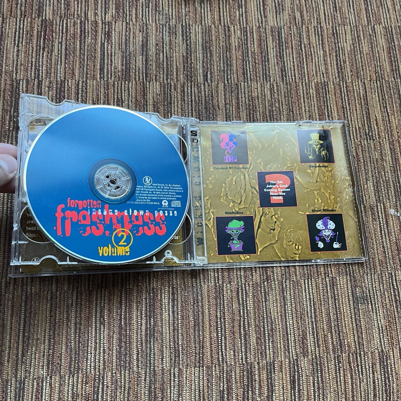 Insane Clown Posse CDs The Great Milenko Forgotten Freshness Jeckel Brothers