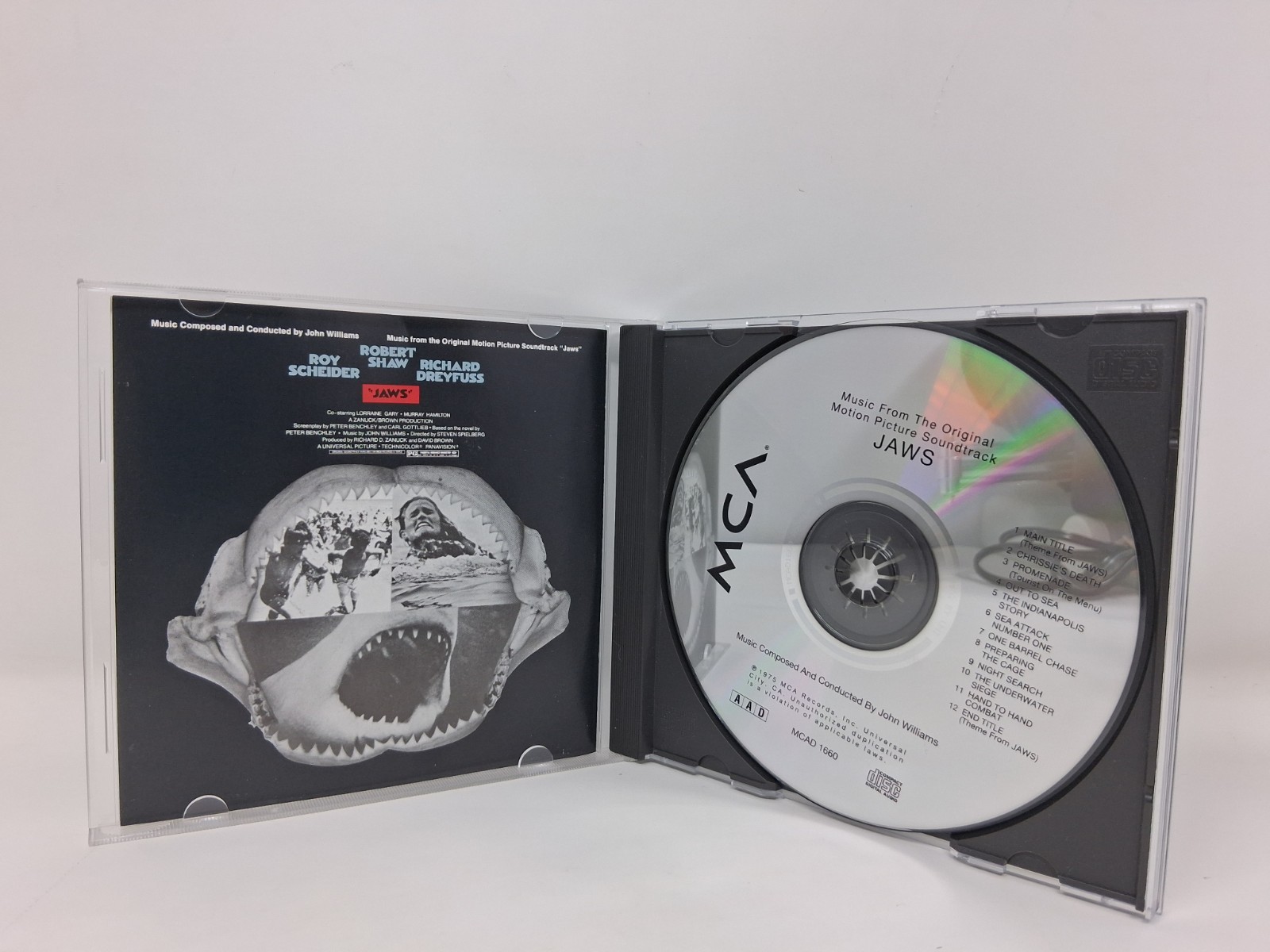Jaws : Music From The Original Motion Picture Soundtrack CD John Williams HTF