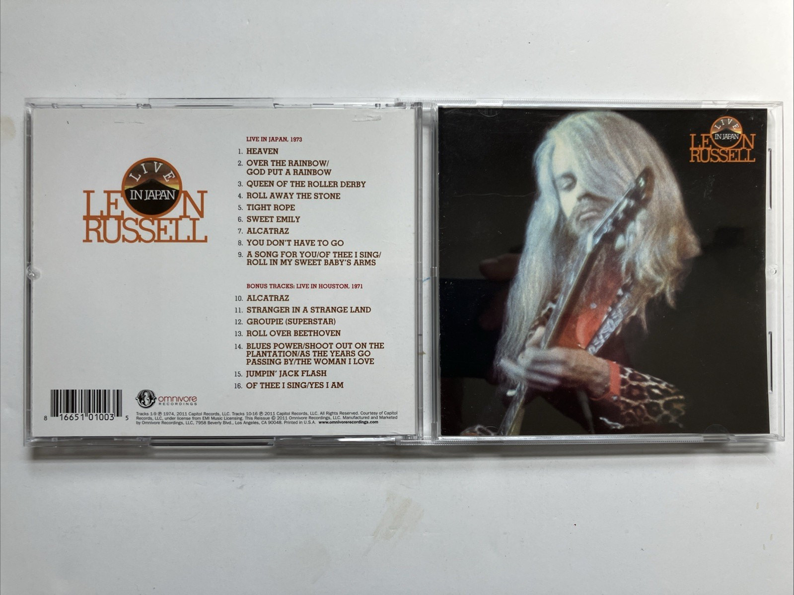 Live in Japan by Leon Russell (CD, 2011) 7 Bonus Tracks – Great Condition